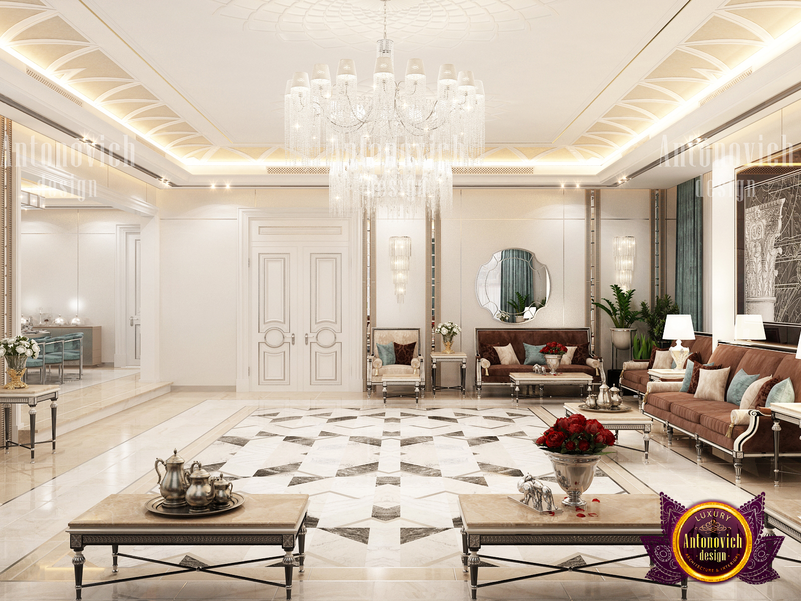 Ambient Contemporary Interior Design by LUXURY ANTONOVICH DESIGN ...