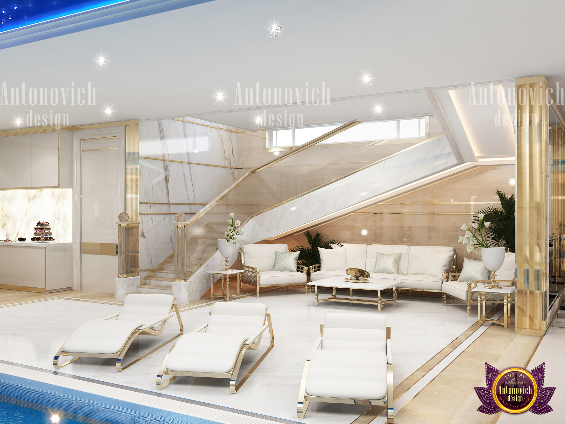Swimming Pool Designer Katrina Antonovich by LUXURY ANTONOVICH DESIGN ...