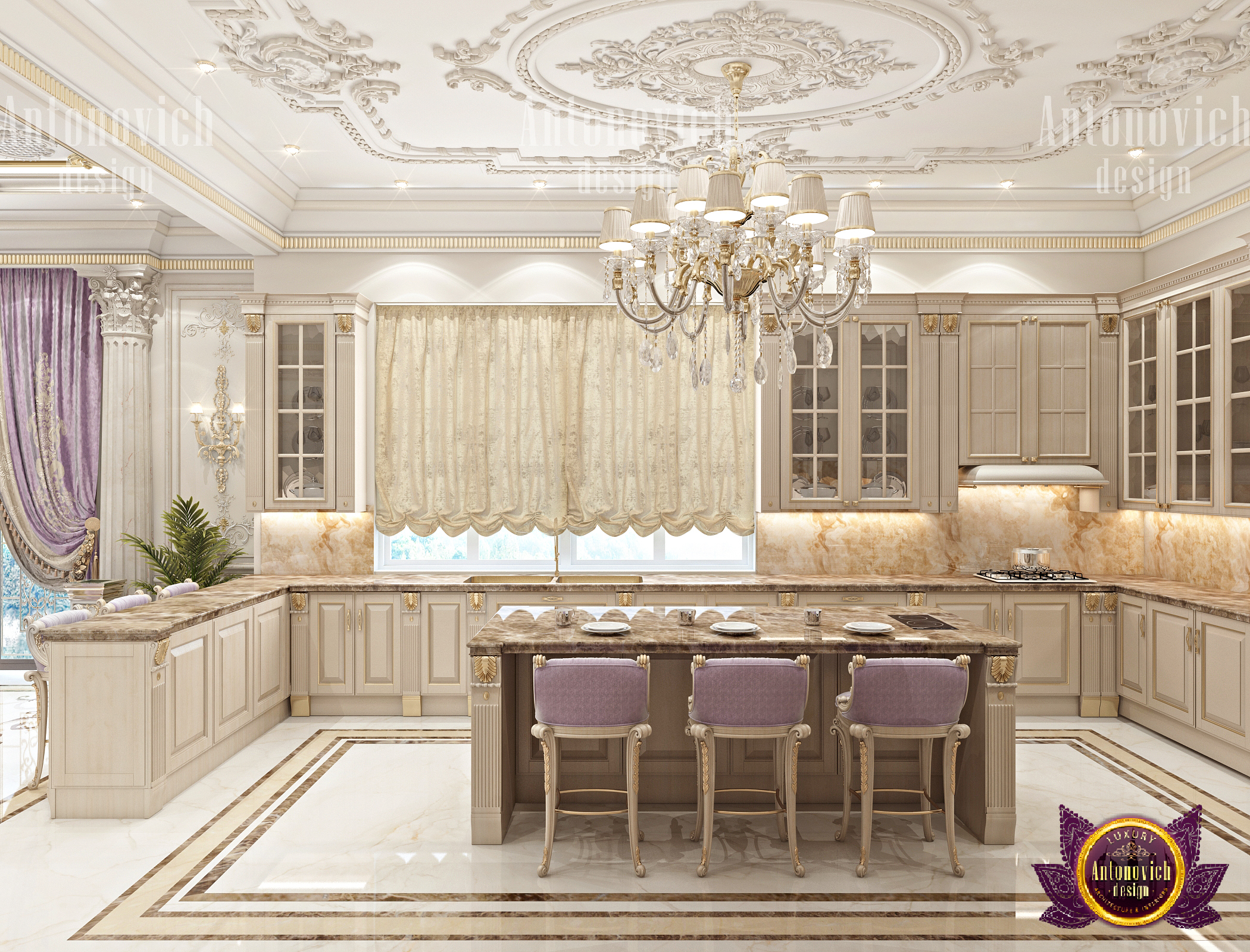Neoclassical Kitchen Design On Architizer