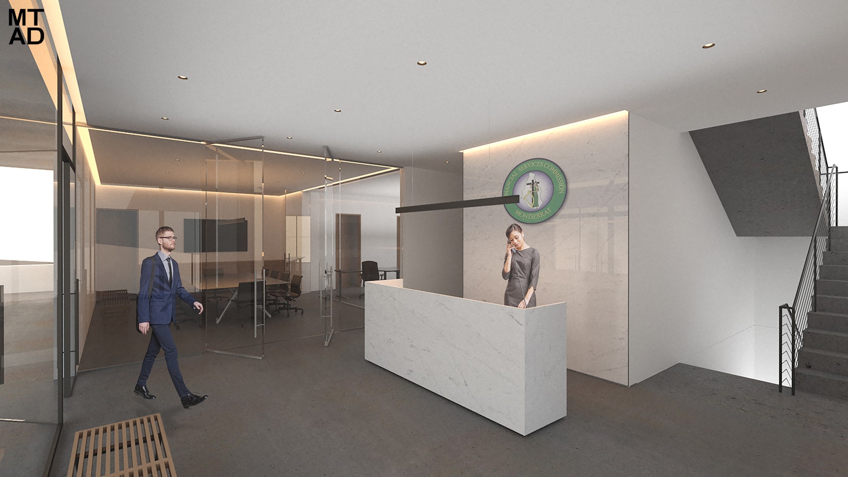 Montserrat Financial Services Building by Montgomery + Townsend