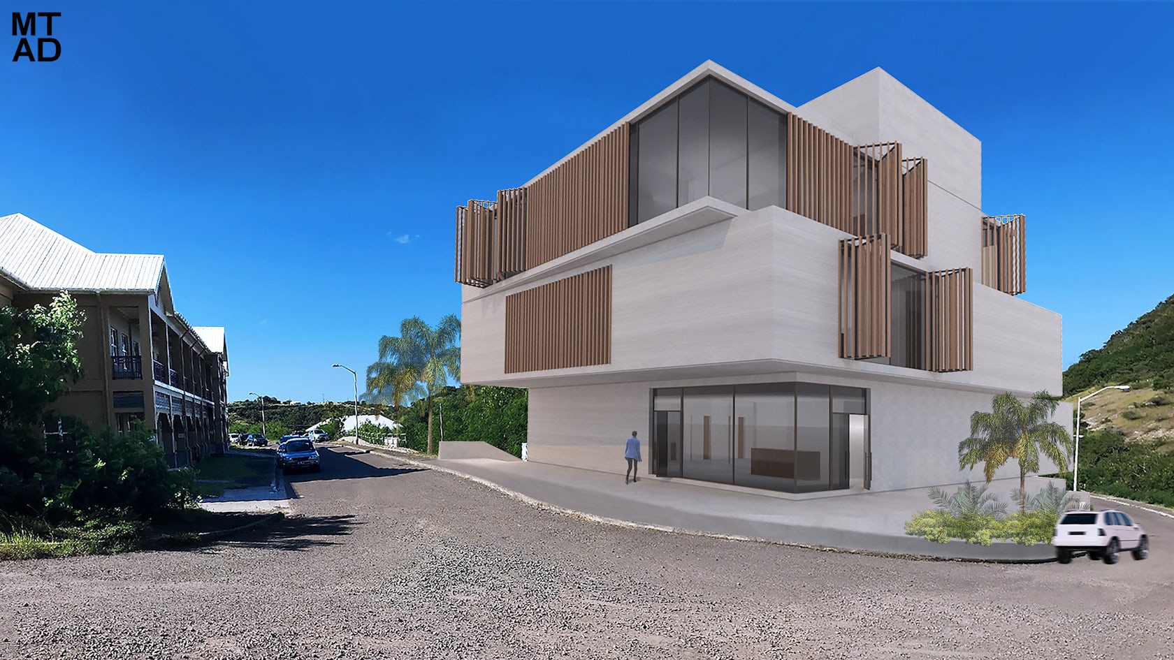 Montserrat Financial Services Building by Montgomery + Townsend