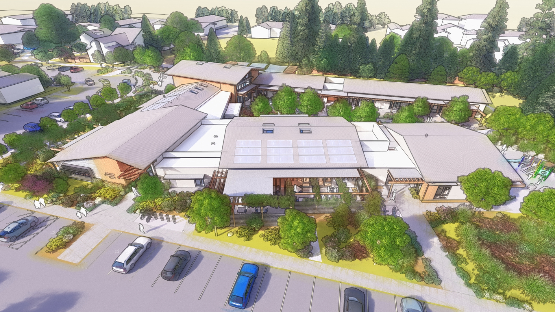 Los Altos Community Center by Noll & Tam Architects Architizer