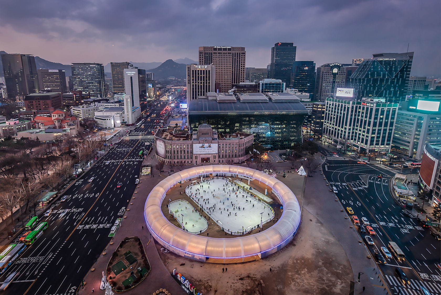 Seoul Square Ice Rink - Architizer