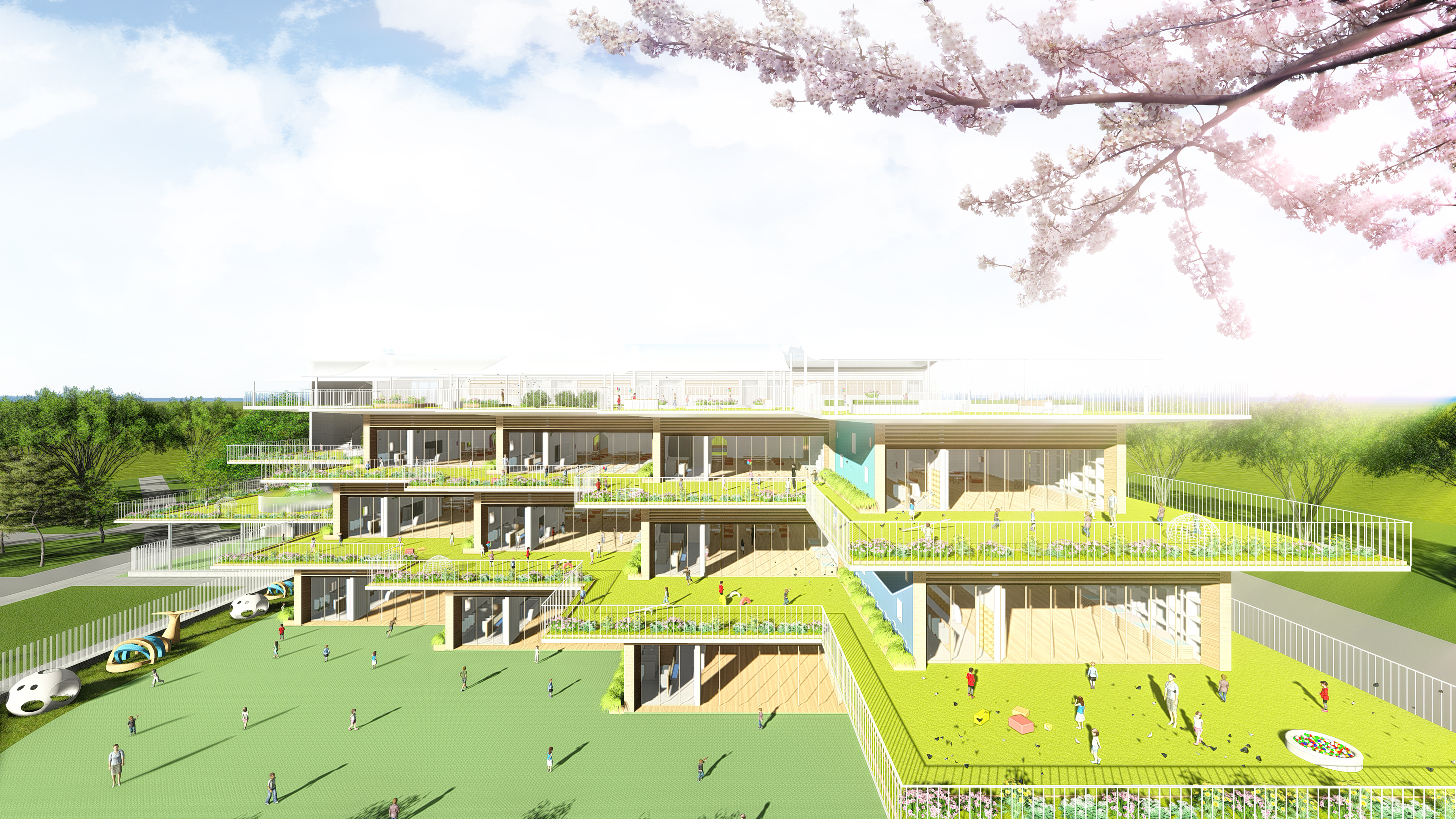 Shenzhen Lotus Kindergarten by Yunchao Xu/Atelier Apeiron Architizer