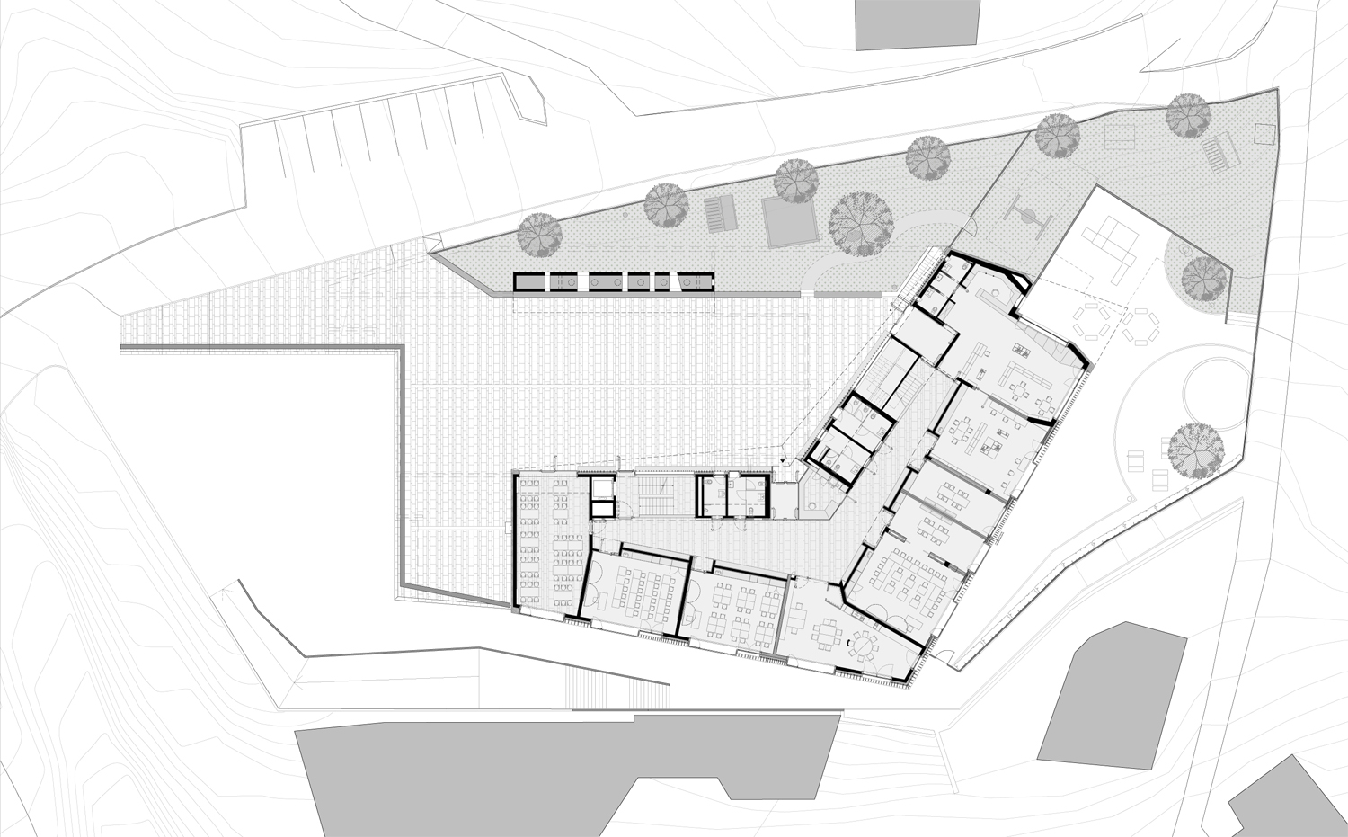 School complex and multi-purpose hall in Sant’Andrea by MoDus ...