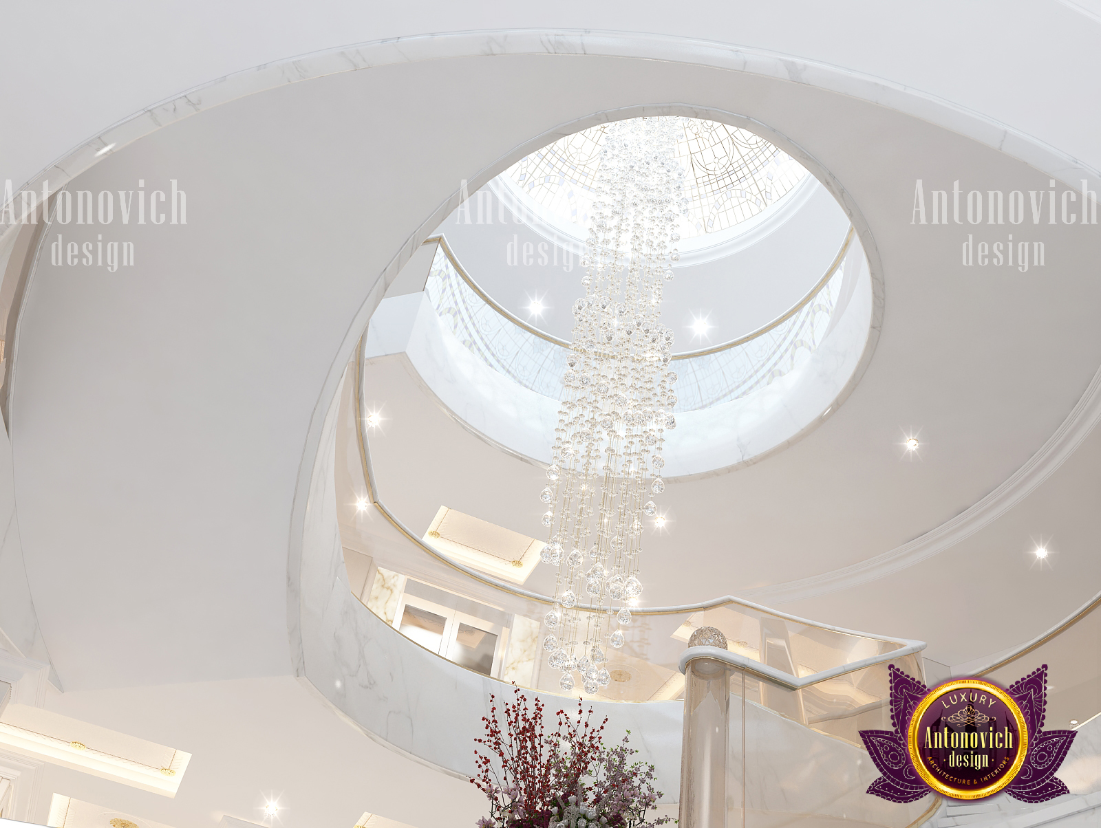Luxurious Hall Interior by LUXURY ANTONOVICH DESIGN - Architizer