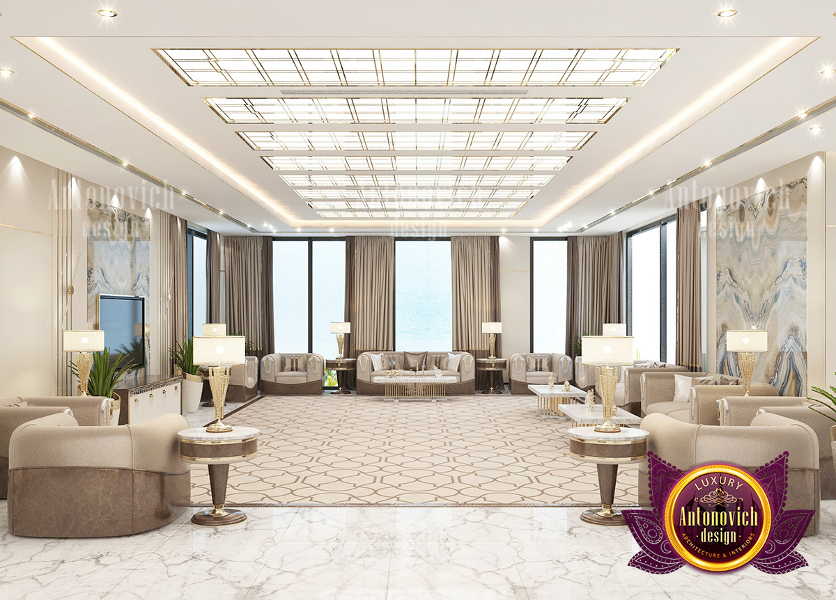 Spacious Luxury Hall Interior Design by LUXURY ANTONOVICH DESIGN ...