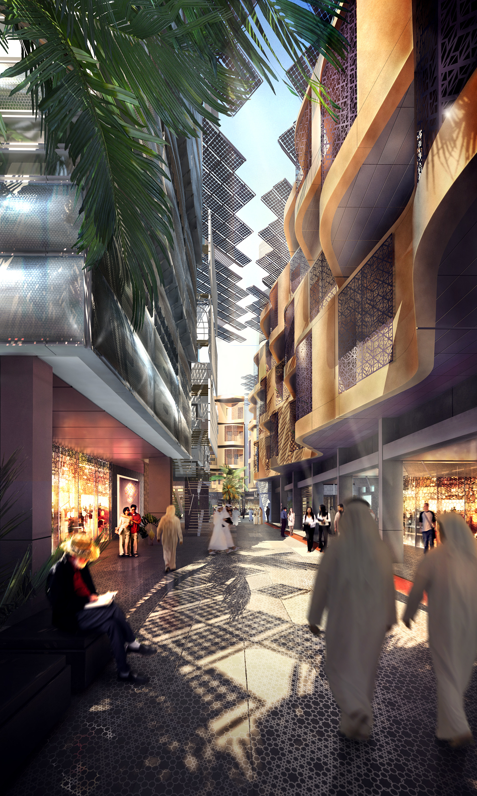 Masdar Sustainable City By VISIONARY ARCHITECTURE - Architizer