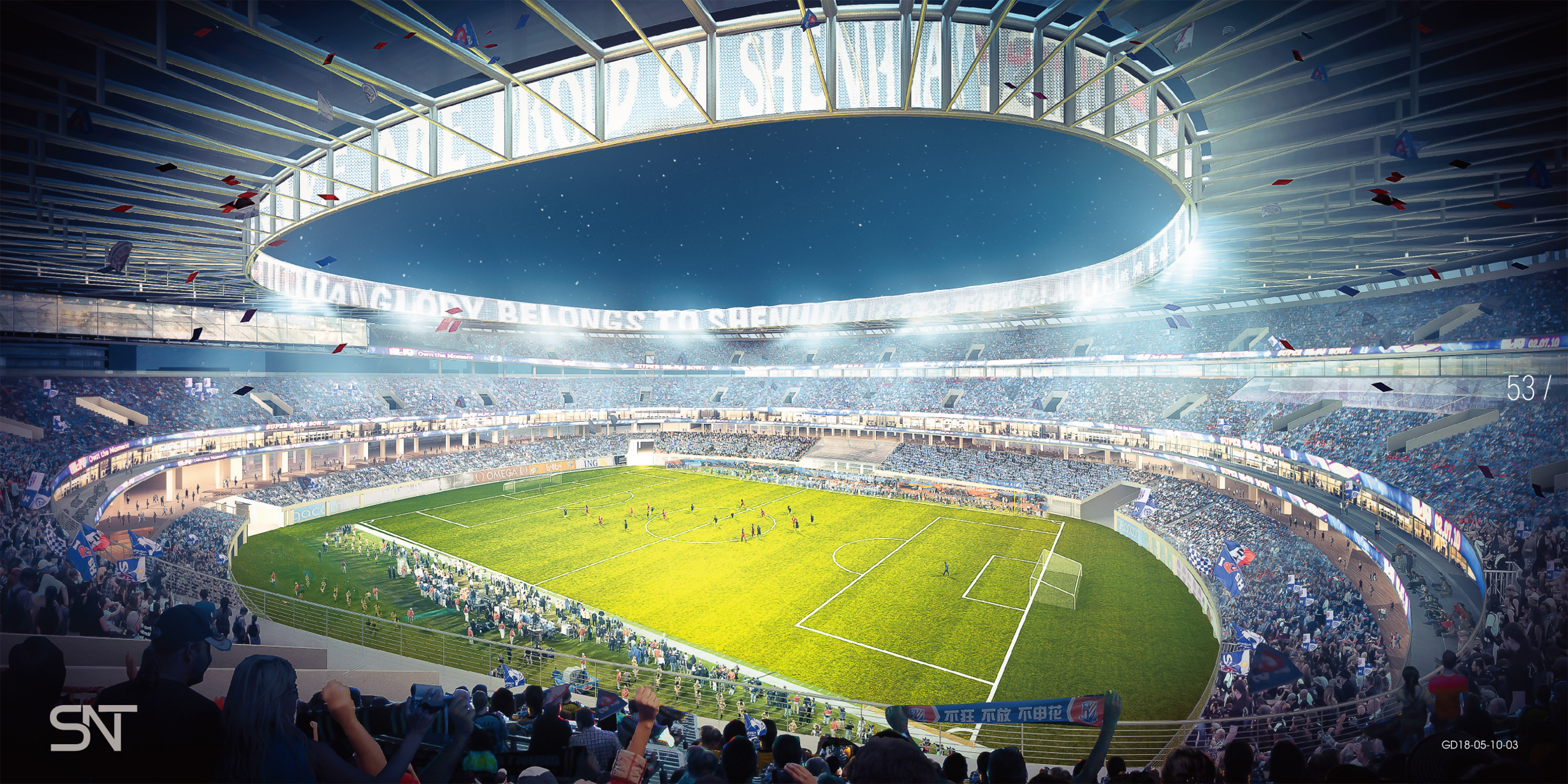Grand Football Stadium by SNT Visual Architizer