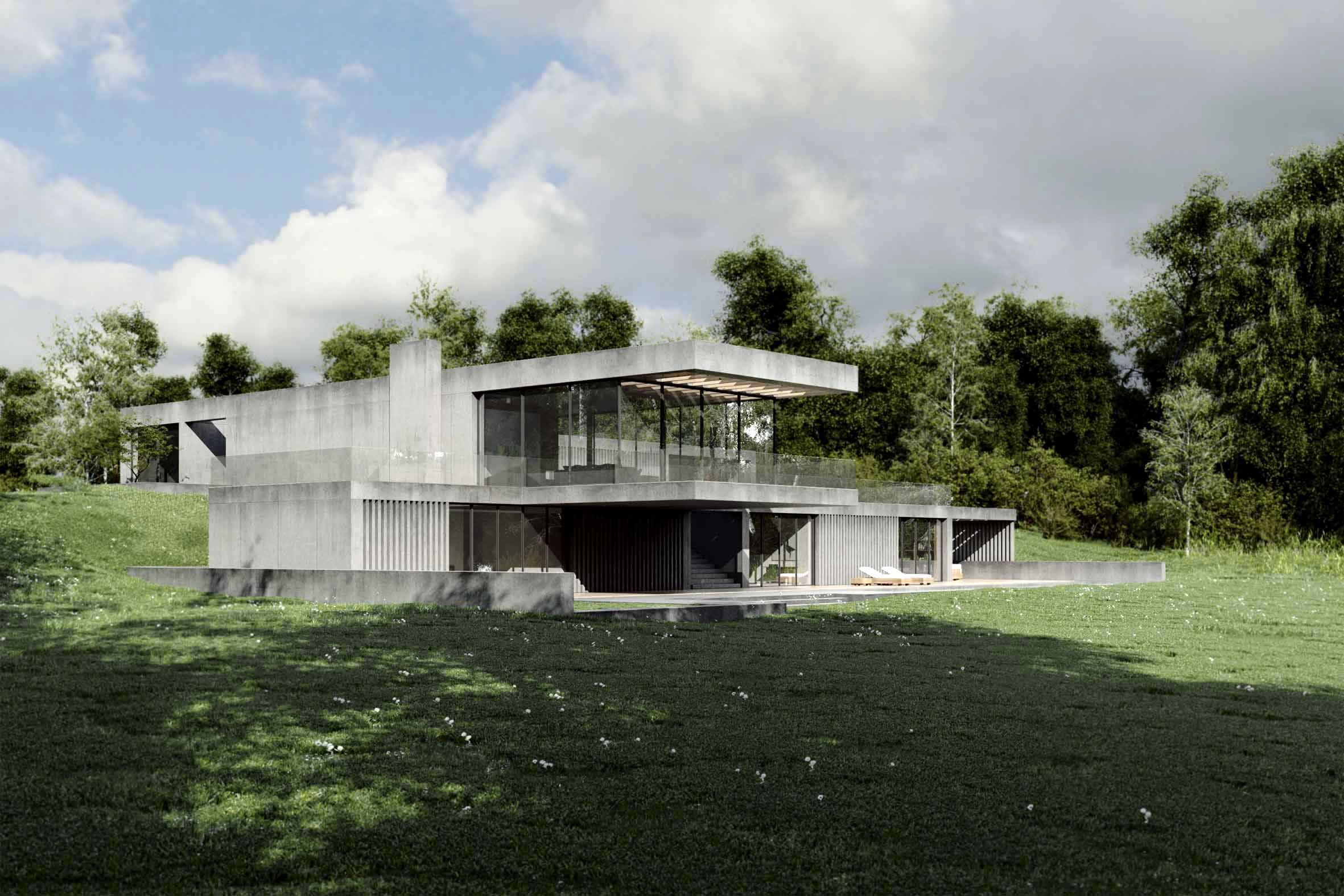 Modern Concrete house by Easst architects - Architizer