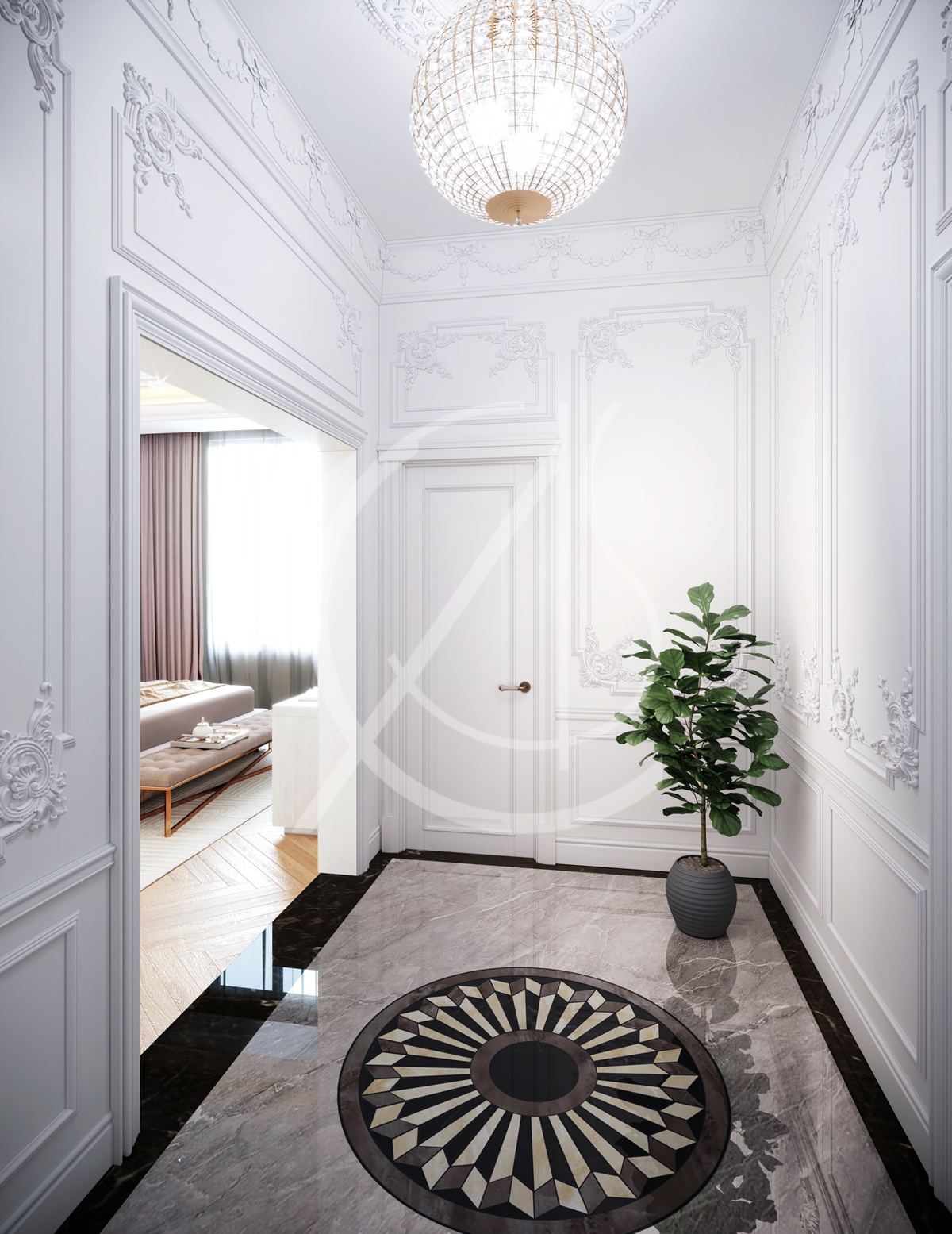 Idea 2867674: Luxury Neoclassical Palace Interior Design by Comelite ...