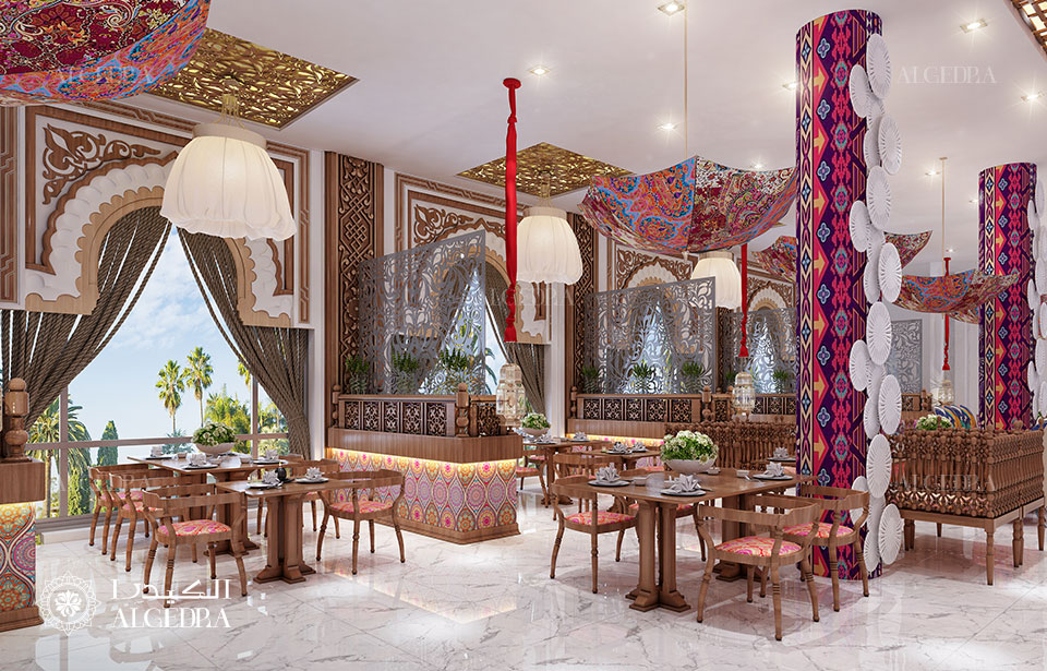 Indian restaurant interior design by ALGEDRA design - Architizer