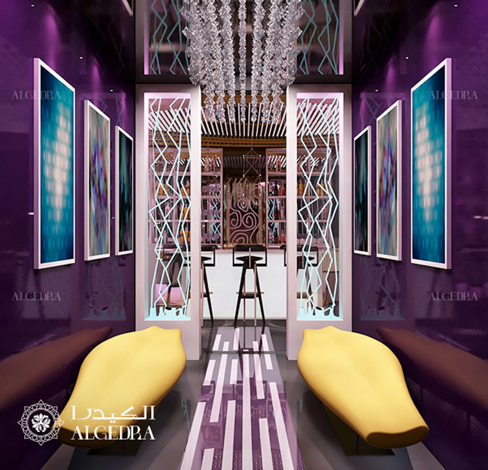 Lounge and Bar in Dubai by ALGEDRA design - Architizer