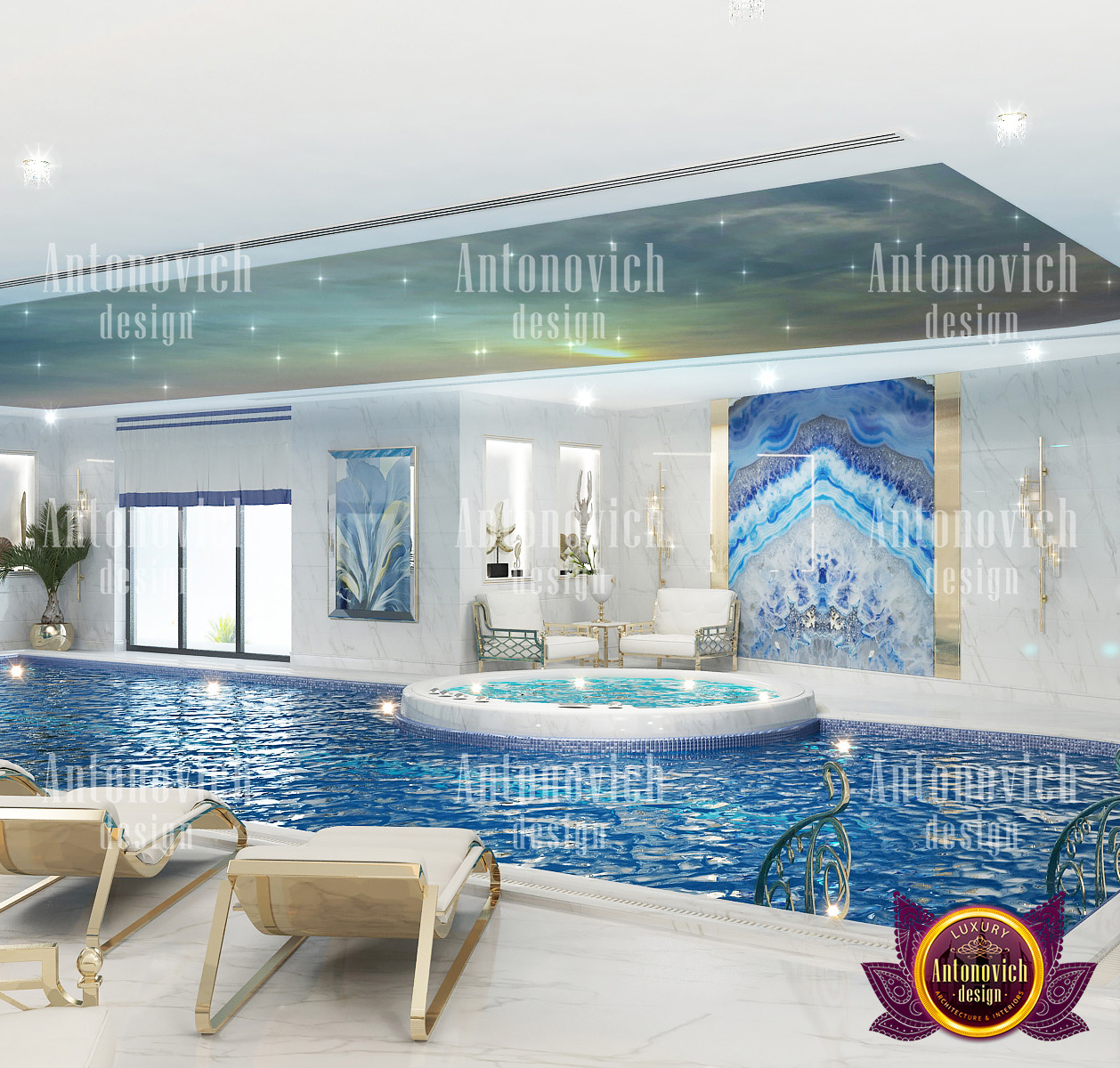 Best Swimming Pool Design Idea for Florida by LUXURY ANTONOVICH DESIGN ...