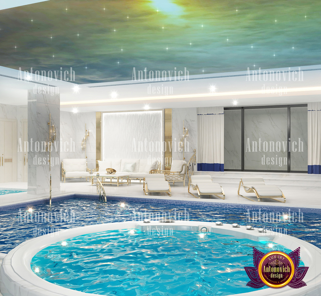Best Swimming Pool Design Idea for Florida by LUXURY ANTONOVICH DESIGN ...