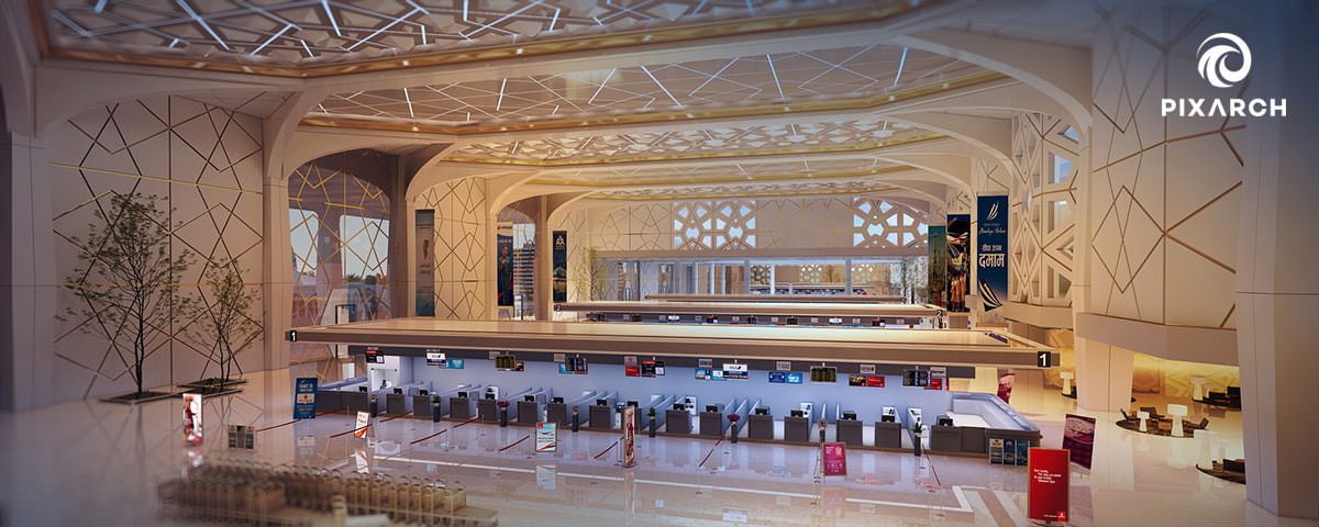 King Fahd International Airport by Pixarch 3D Architectural Visualization Company Architizer