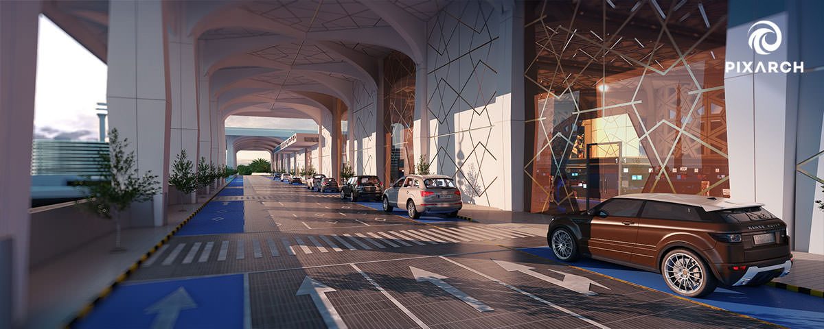 King Fahd International Airport by Pixarch 3D Architectural Visualization Company Architizer