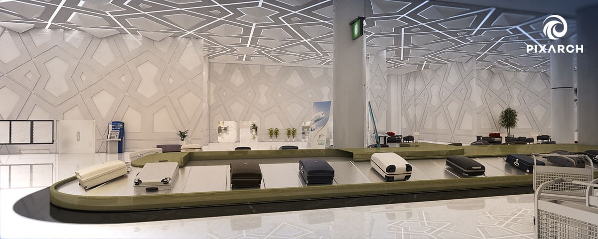 King Fahd International Airport by Pixarch 3D Architectural Visualization Company Architizer