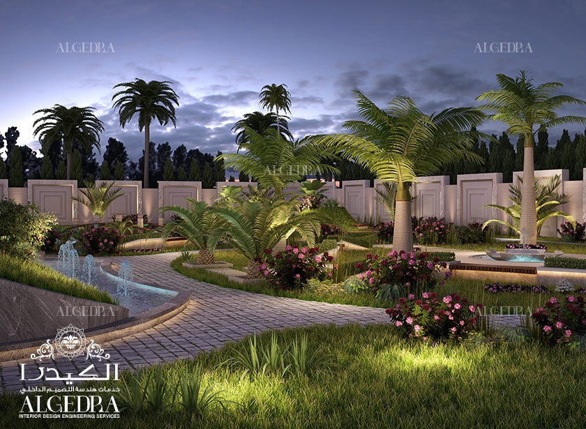 Landscape design of a luxury villa by ALGEDRA design - Architizer