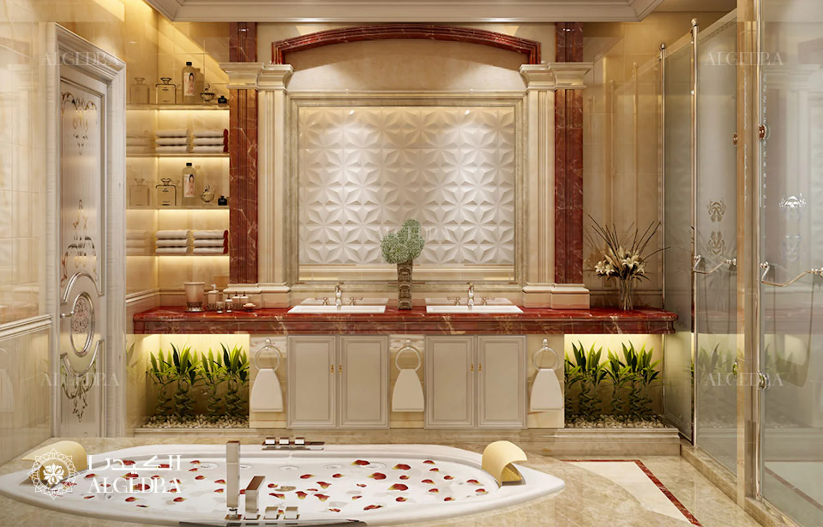 Classic style luxury villa interior design by ALGEDRA design - Architizer