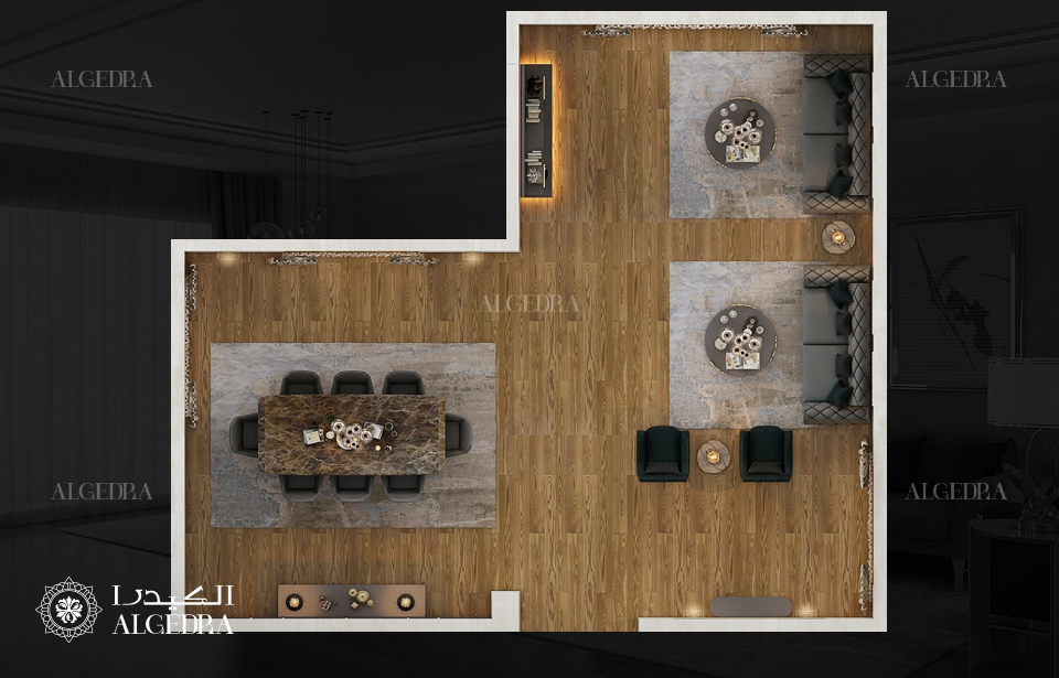Small modern villa in Abu Dhabi interior design by ALGEDRA design ...
