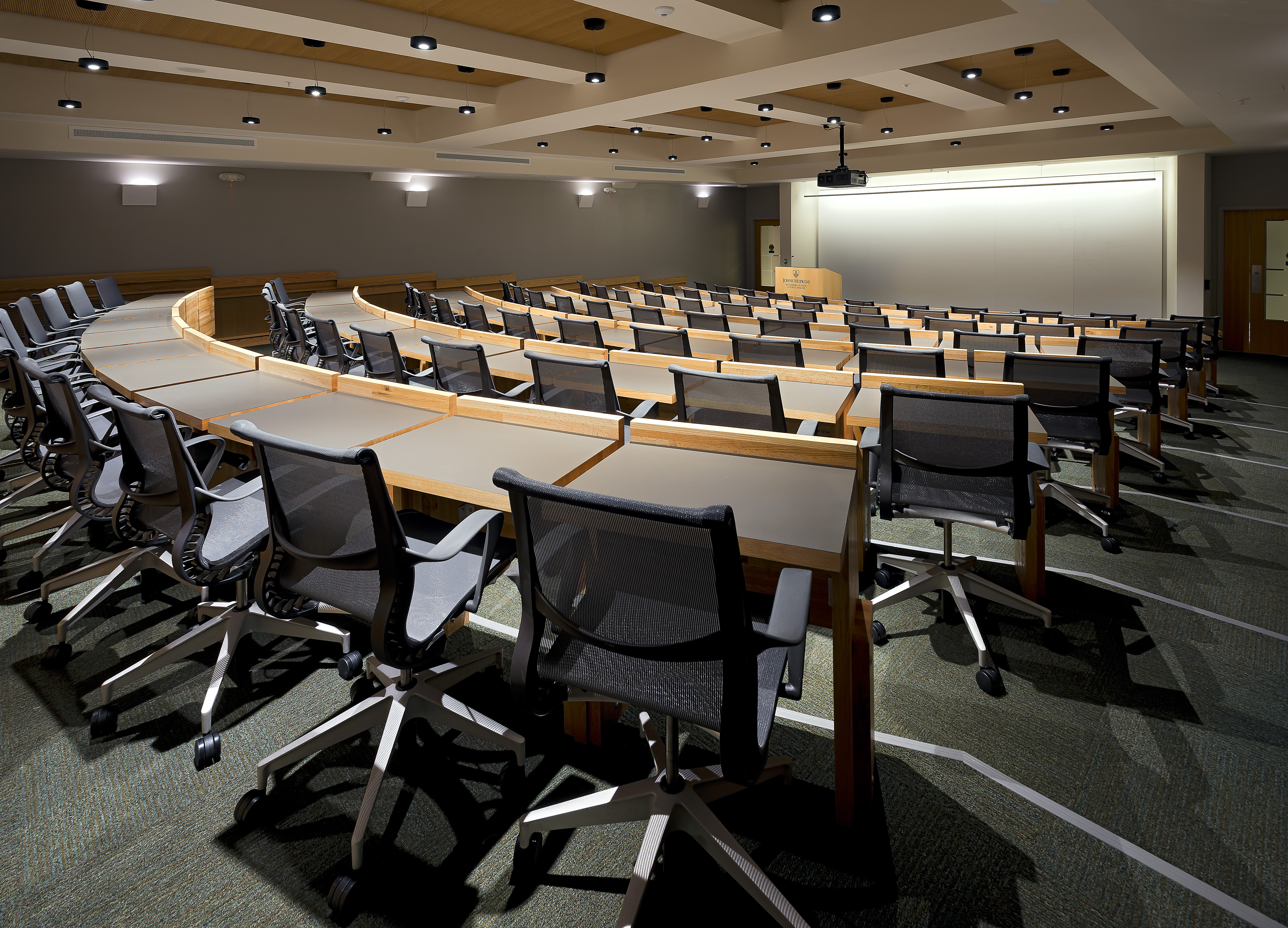 JHU Bloomberg School of Public Health Classrooms W5010 & W5030 Architizer