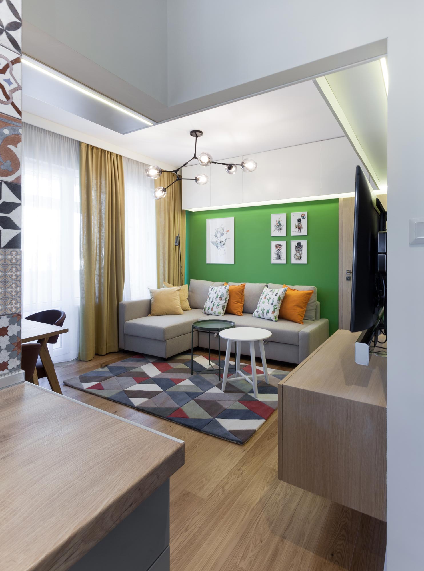 Joyful apartment interior design by IRchitect - Architizer