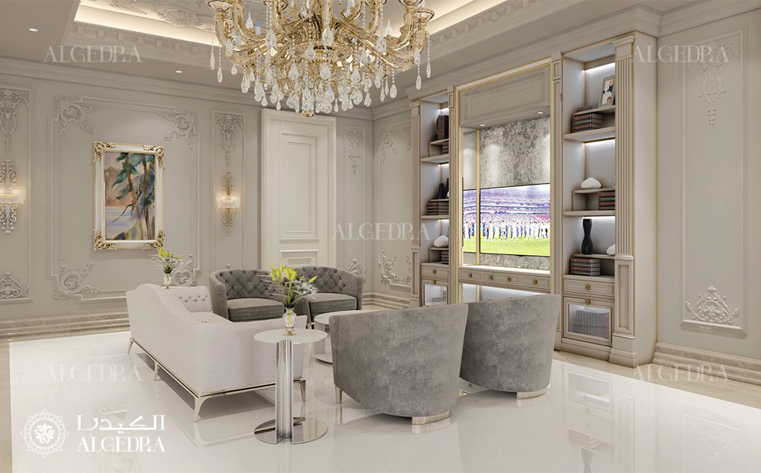 Luxury neoclassic style villa design in Abu Dhabi by ALGEDRA design ...