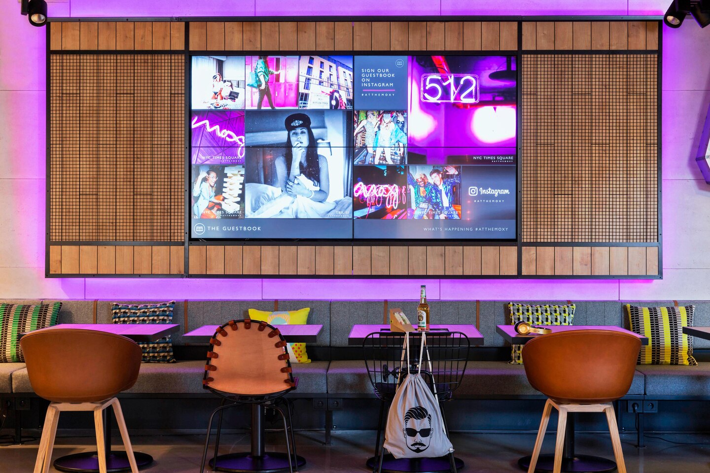 Hotel Moxy Warsaw Praga - INTERIOR DESIGN by Manuttone - Architizer