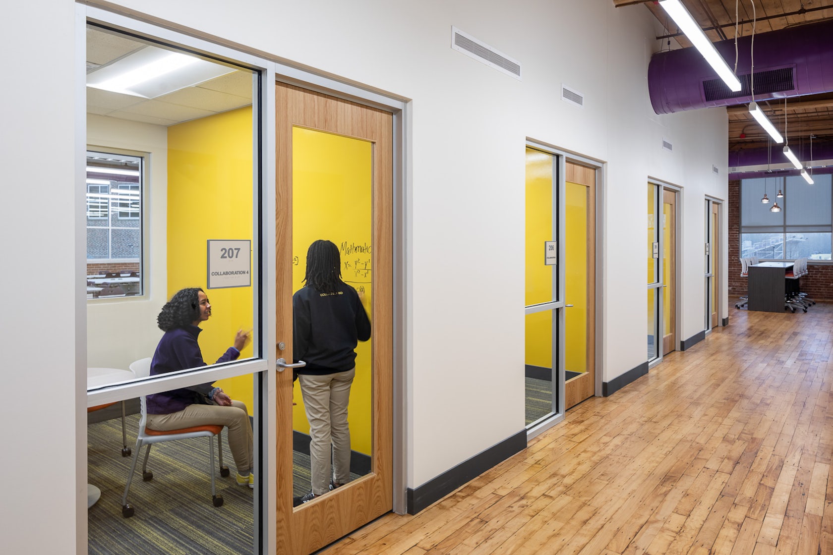 Hollis Building at Legacy Early College by Craig Gaulden Davis Architizer