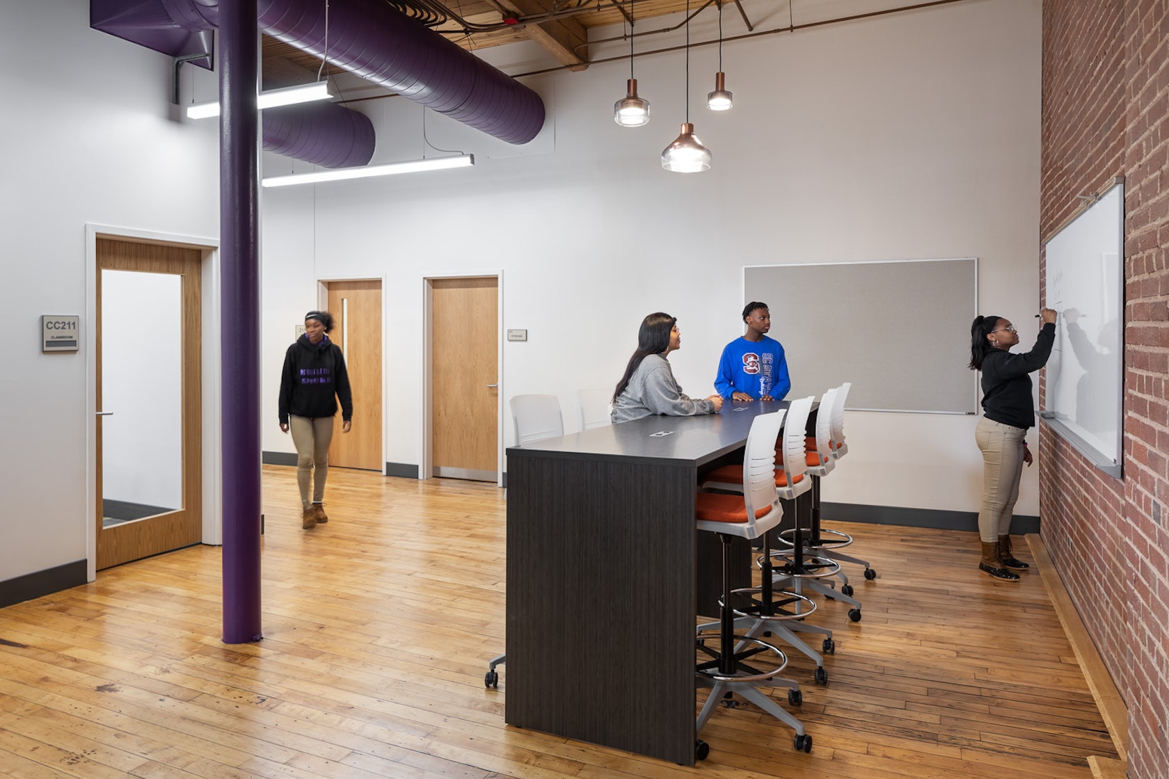 Hollis Building at Legacy Early College by Craig Gaulden Davis Architizer