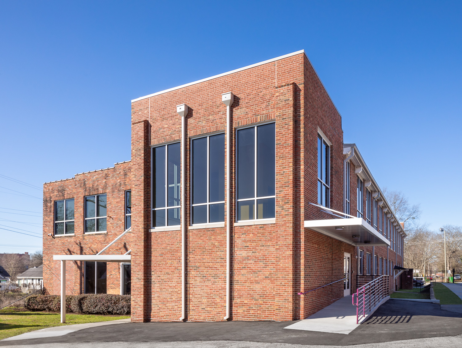 Hollis Building at Legacy Early College by Craig Gaulden Davis Architizer