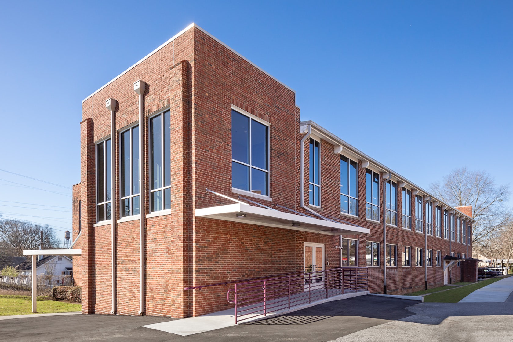 Hollis Building at Legacy Early College by Craig Gaulden Davis Architizer