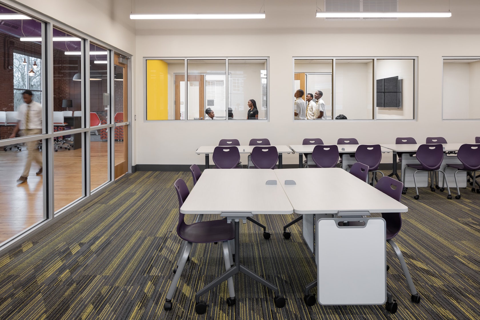 Hollis Building at Legacy Early College by Craig Gaulden Davis Architizer