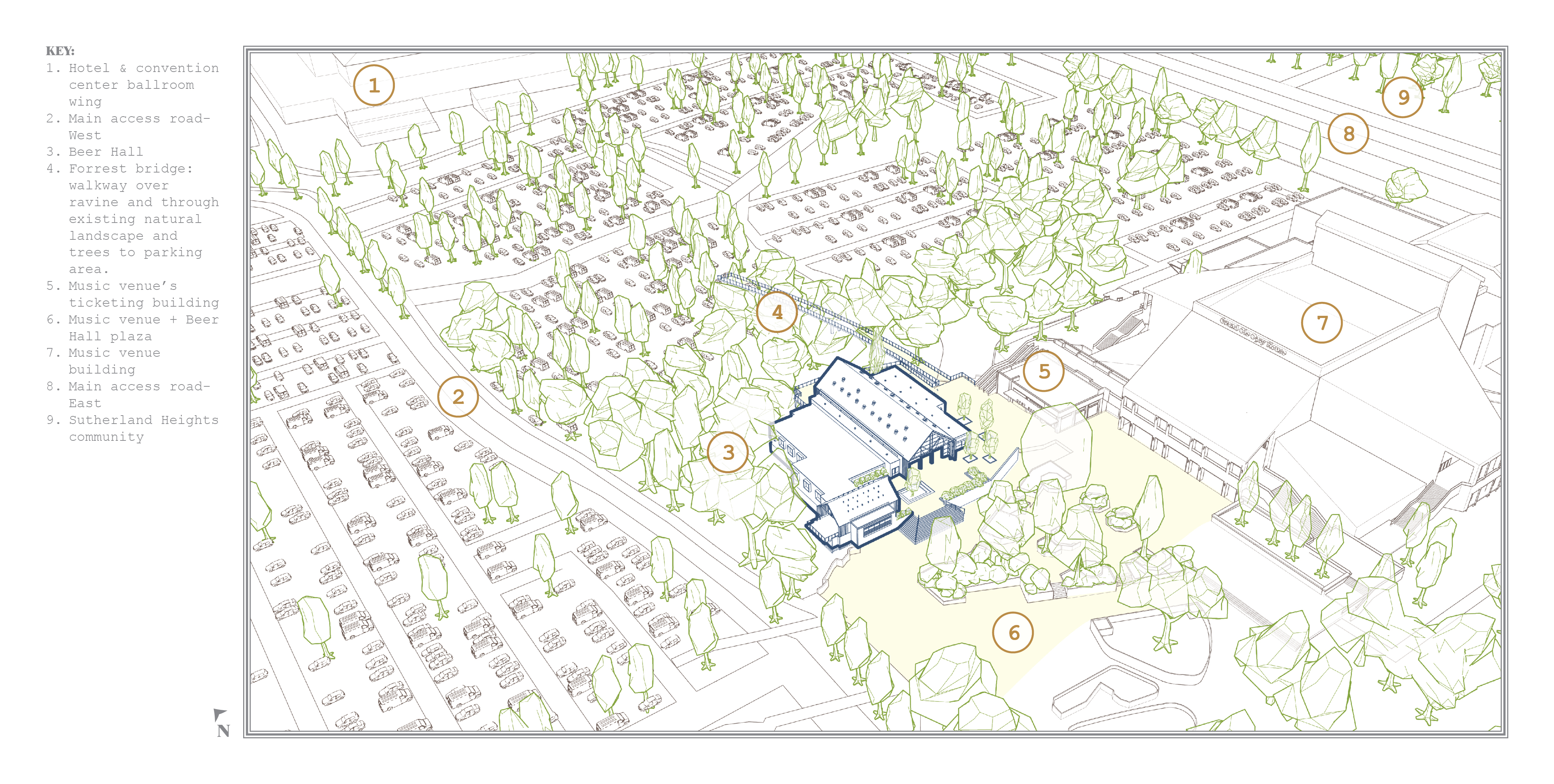 Nashville Beer Hall by BLUR Architizer