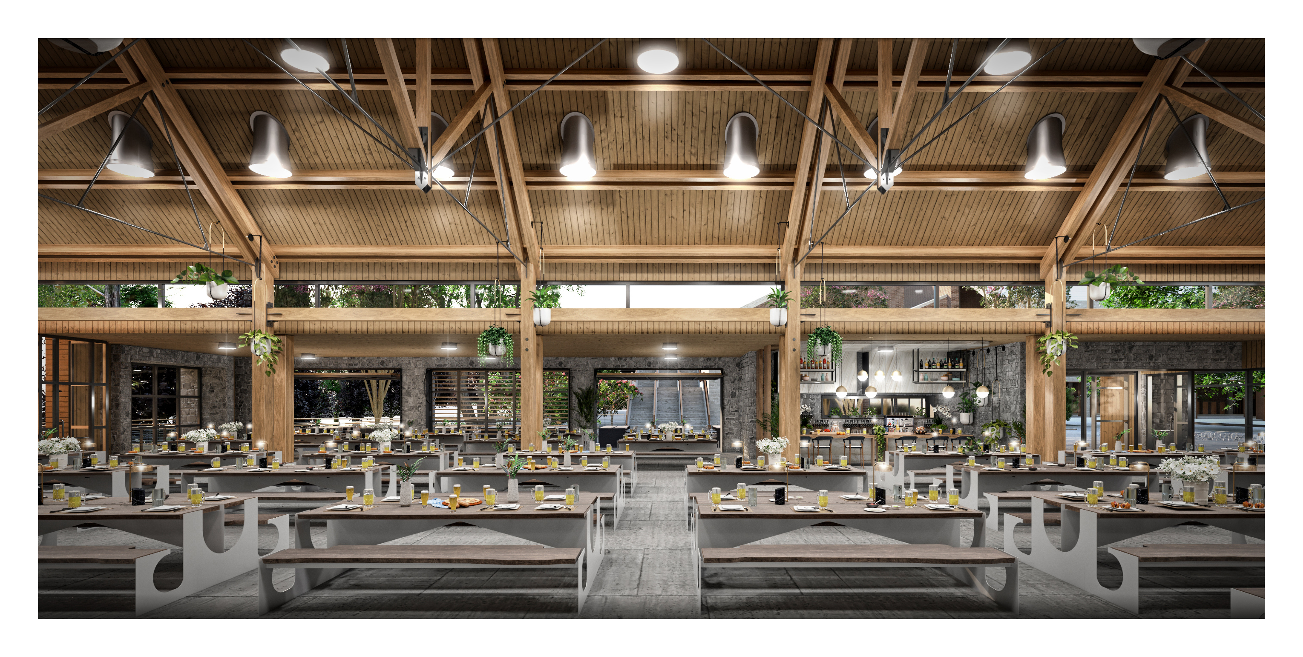 Nashville Beer Hall by BLUR Architizer