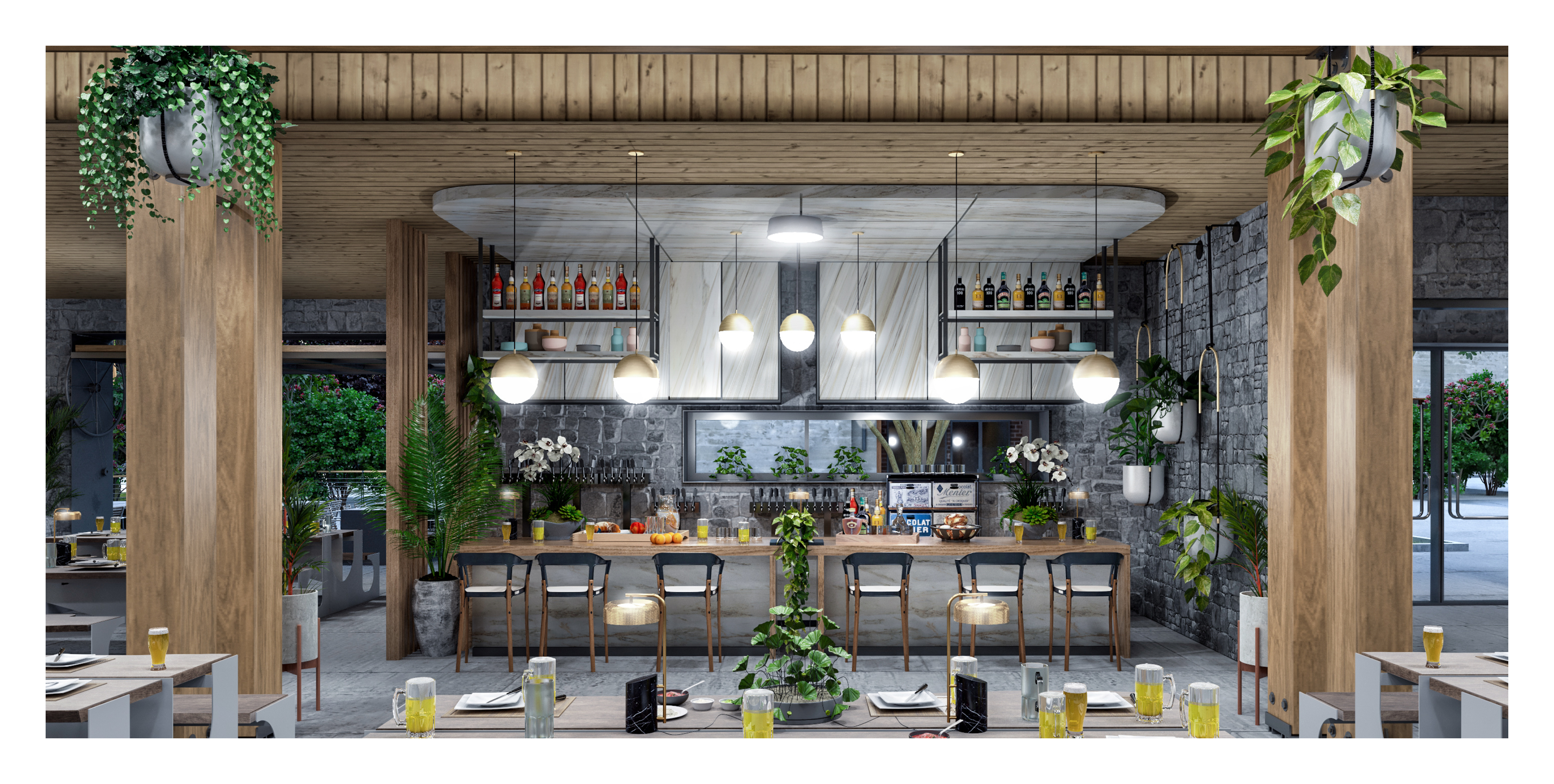 Nashville Beer Hall by BLUR Architizer