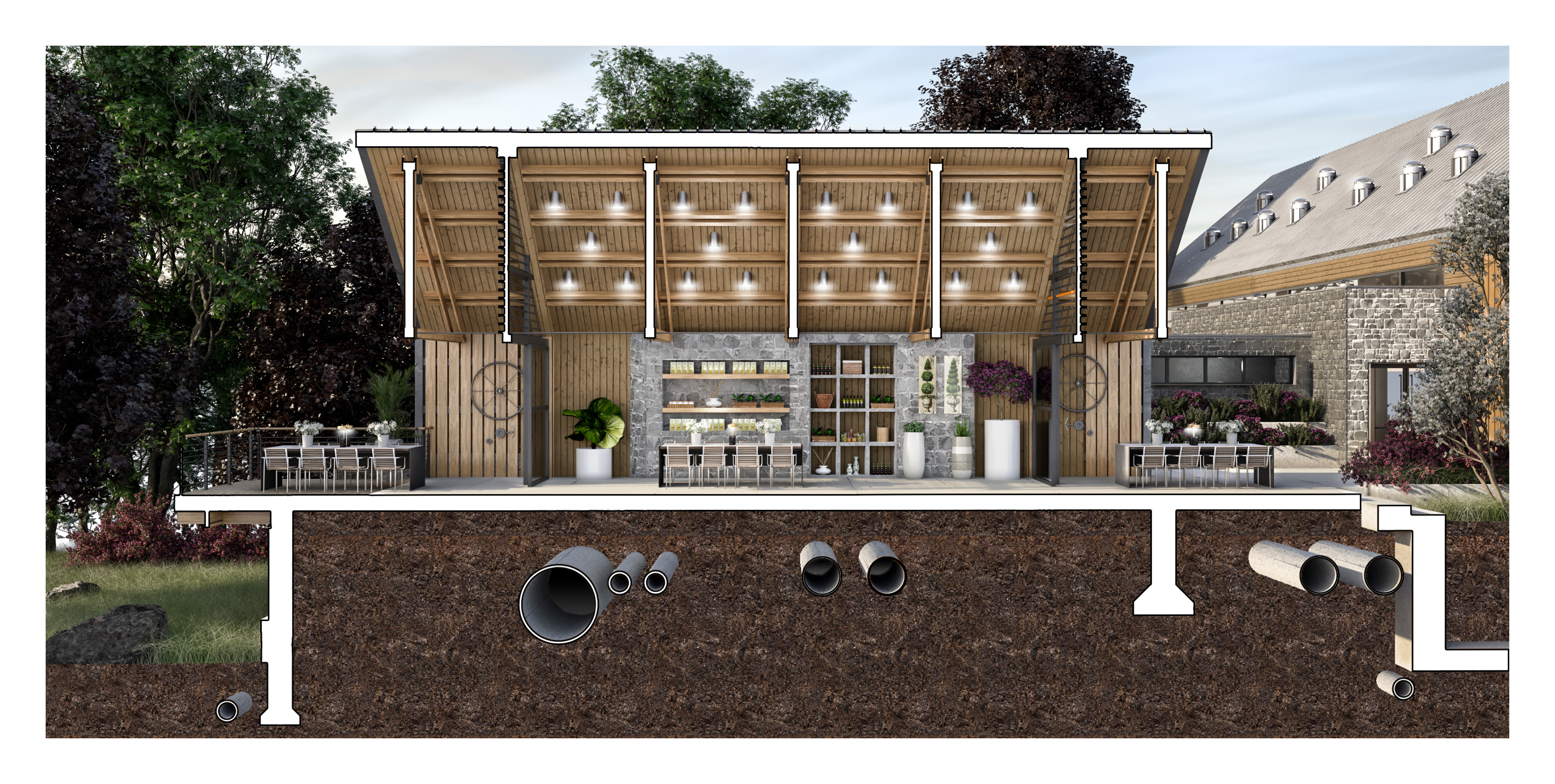 Nashville Beer Hall by BLUR Architizer