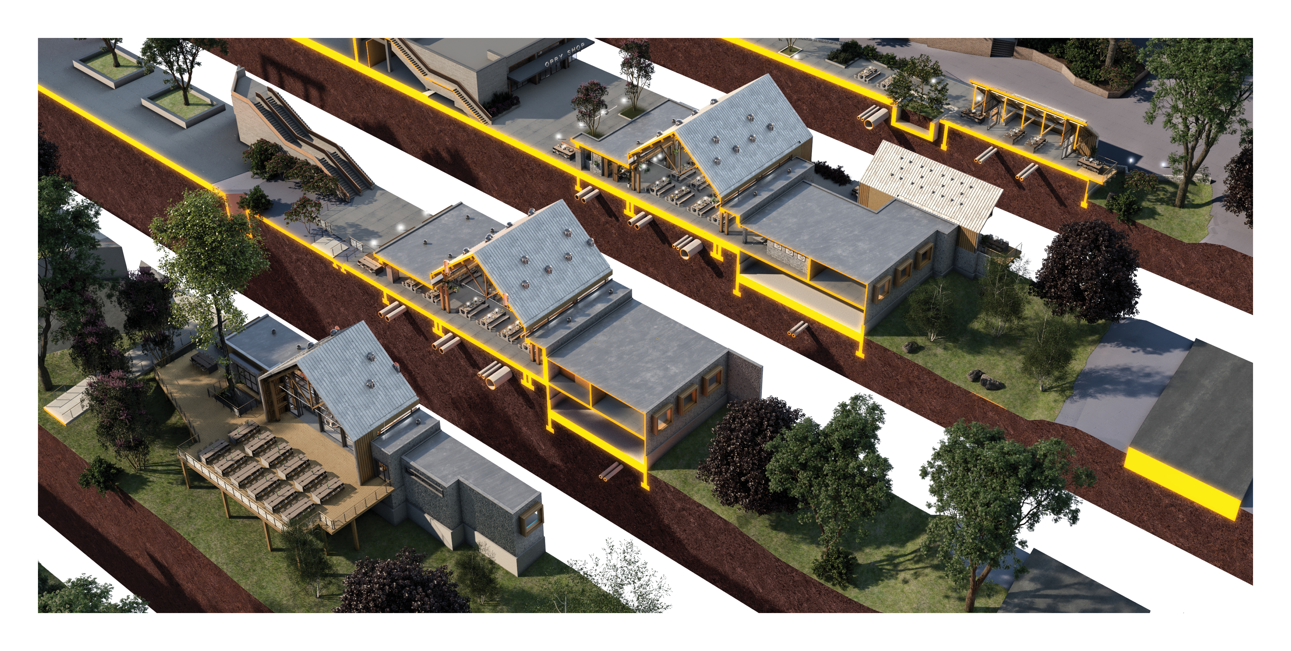 Nashville Beer Hall by BLUR Architizer