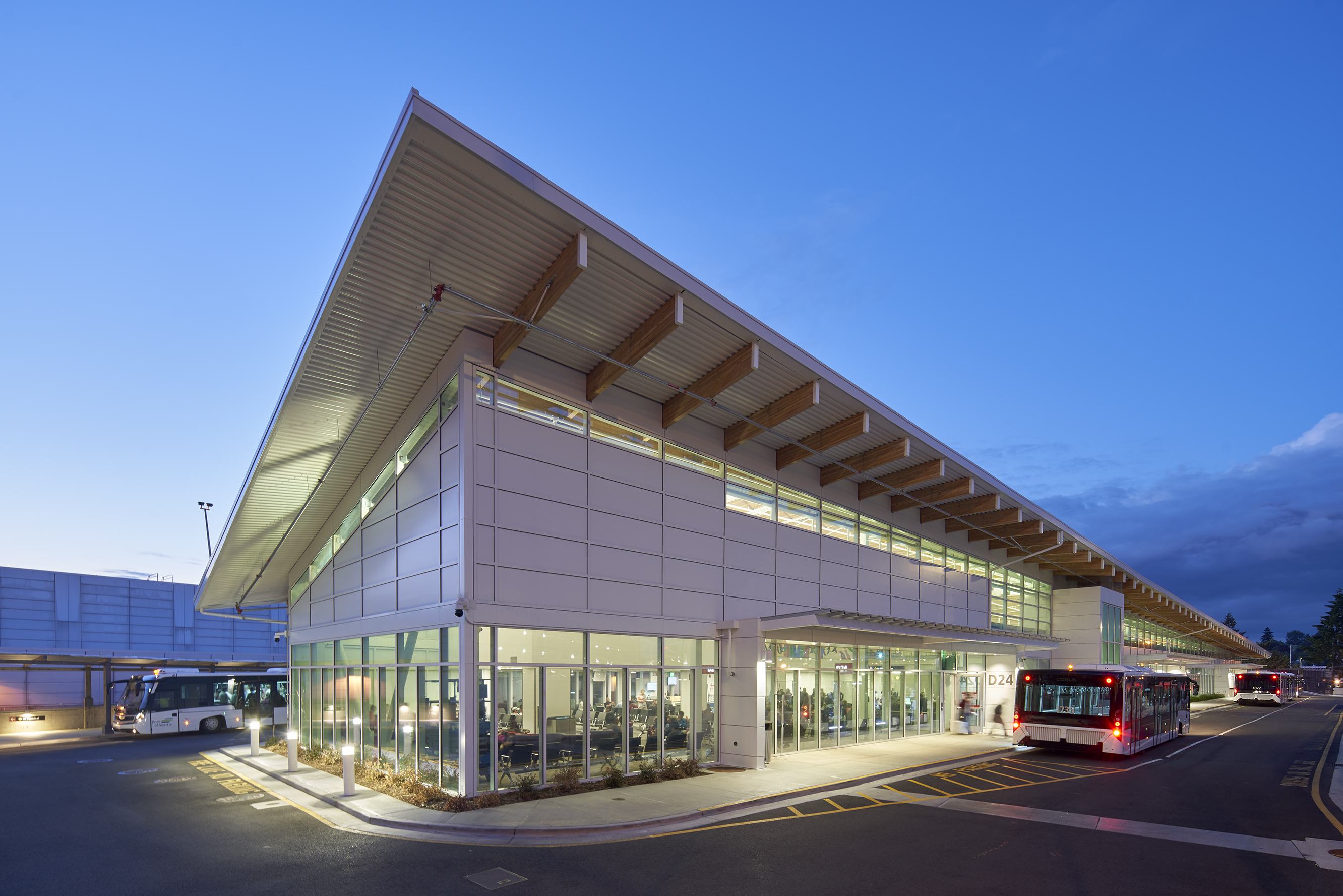 Seattle-Tacoma International Airport Concourse D Annex By HOK - Architizer