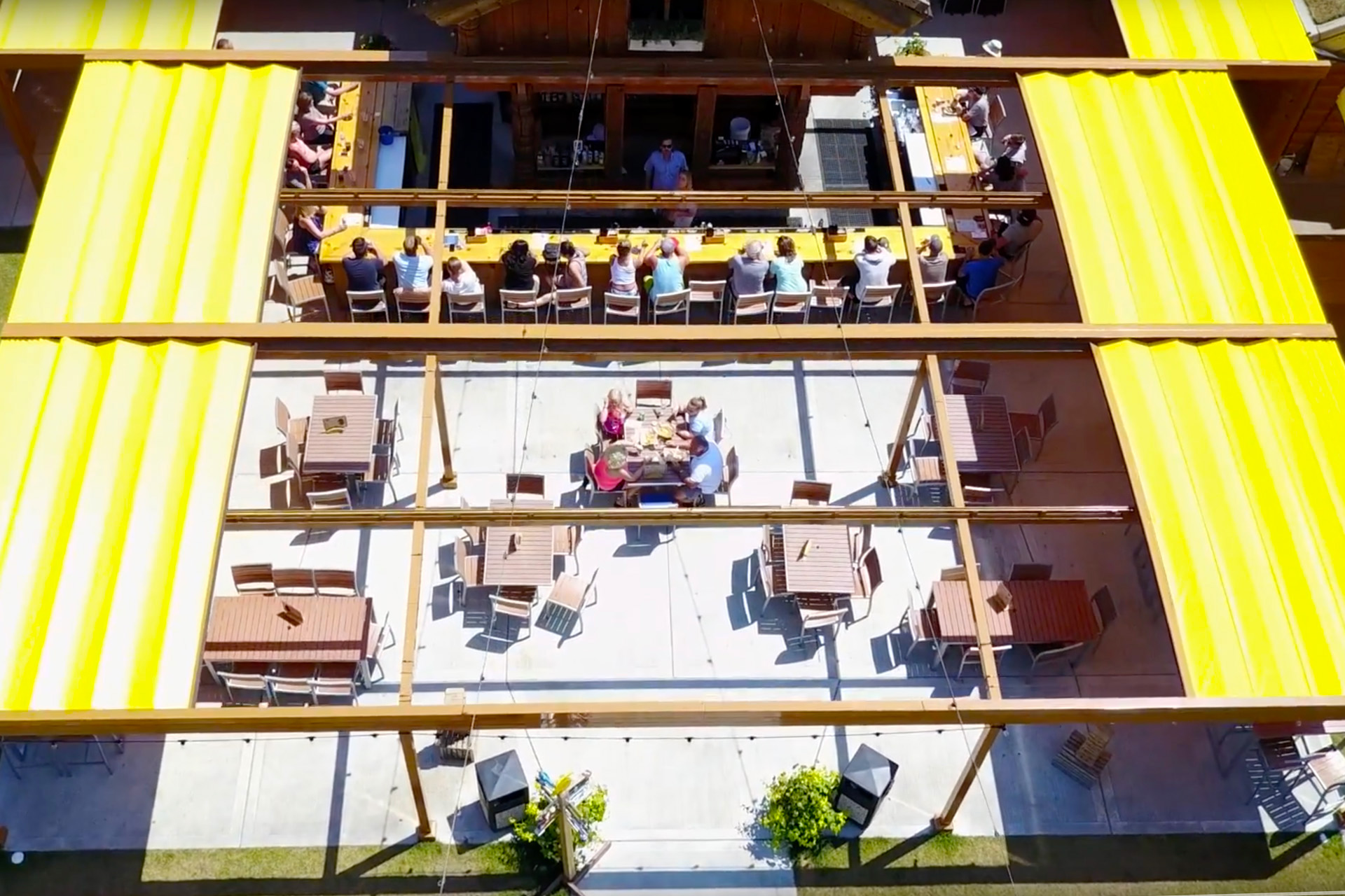 Al Johnson’s Stabbur Beer Garden by ShadeFX Architizer