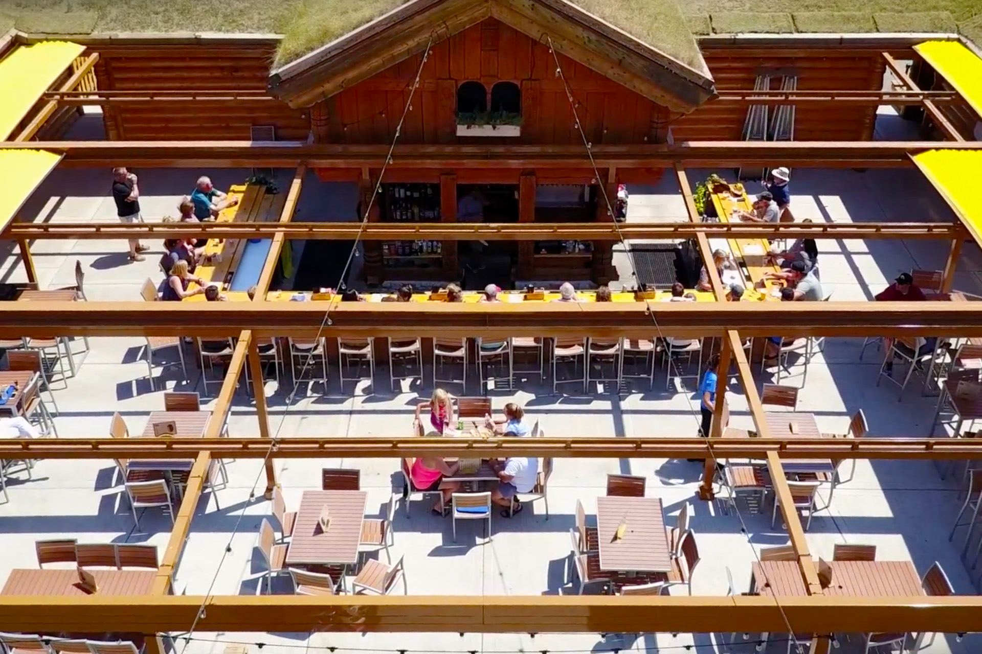 Al Johnson’s Stabbur Beer Garden by ShadeFX Architizer