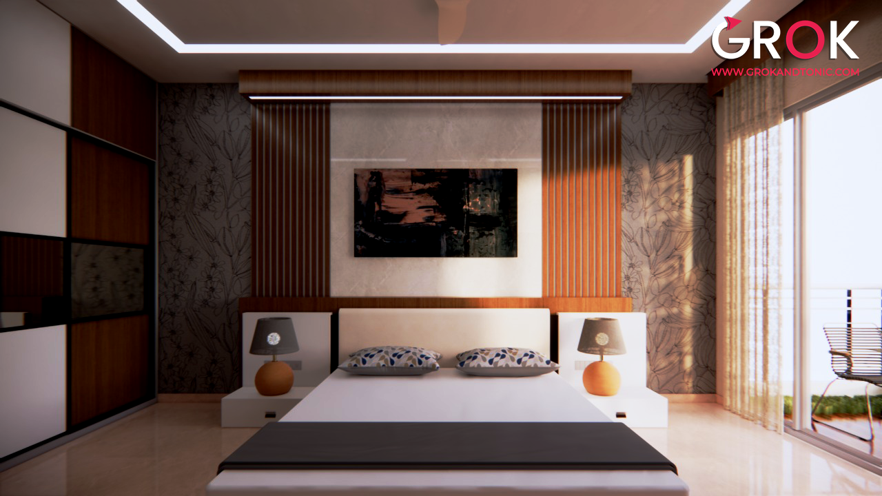 2BHK 3D Interior Design by GROK - Architizer