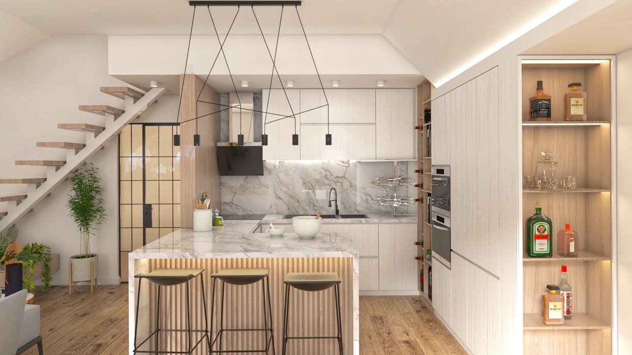 Attic Apartment by burrja design - Architizer
