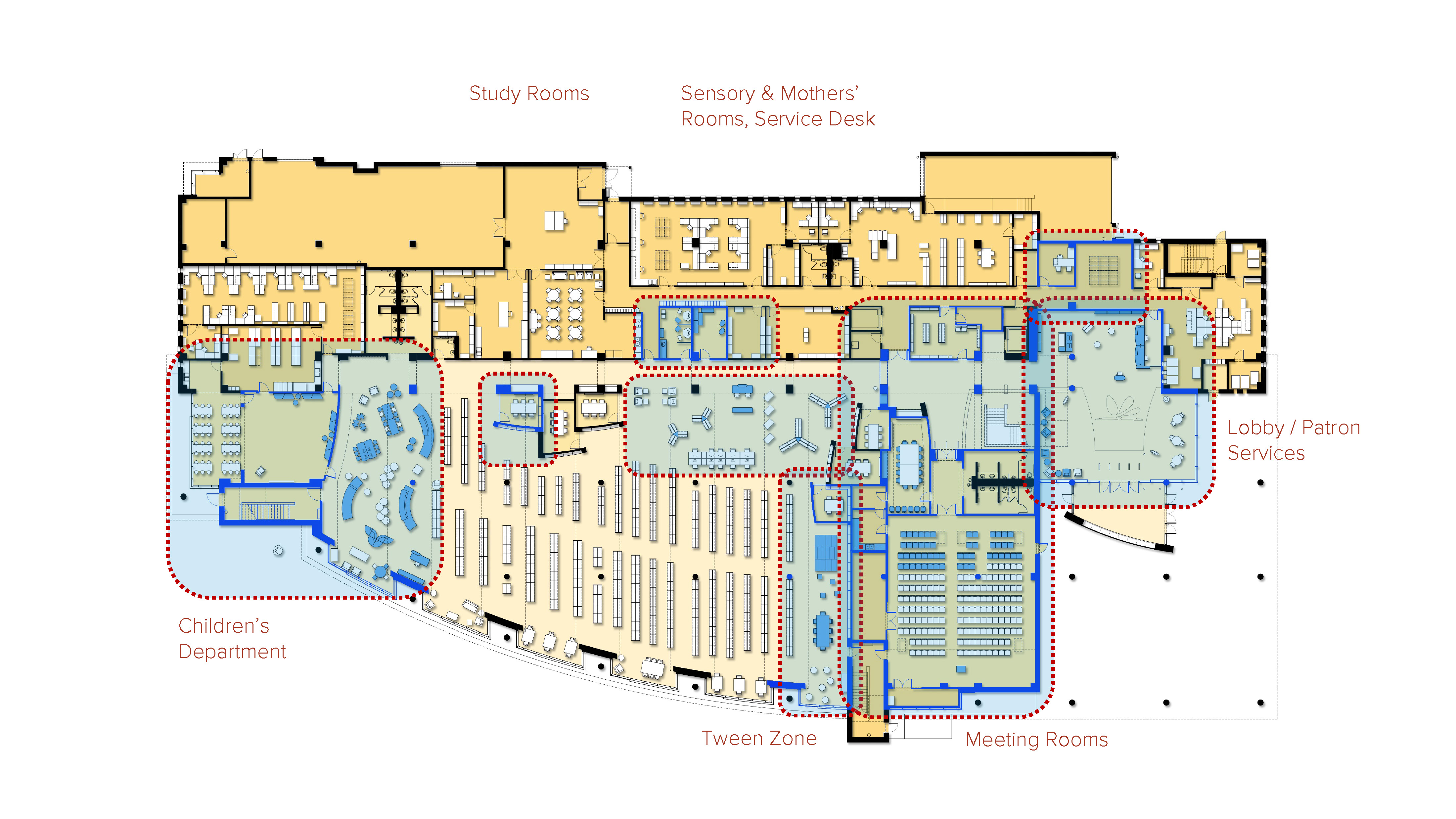 Orland Park Public Library Renovation by michael c barnes architect, pllc Architizer