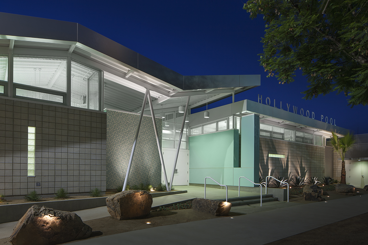 Hollywood Pool and Bathhouse by The SLAM Collaborative Architizer