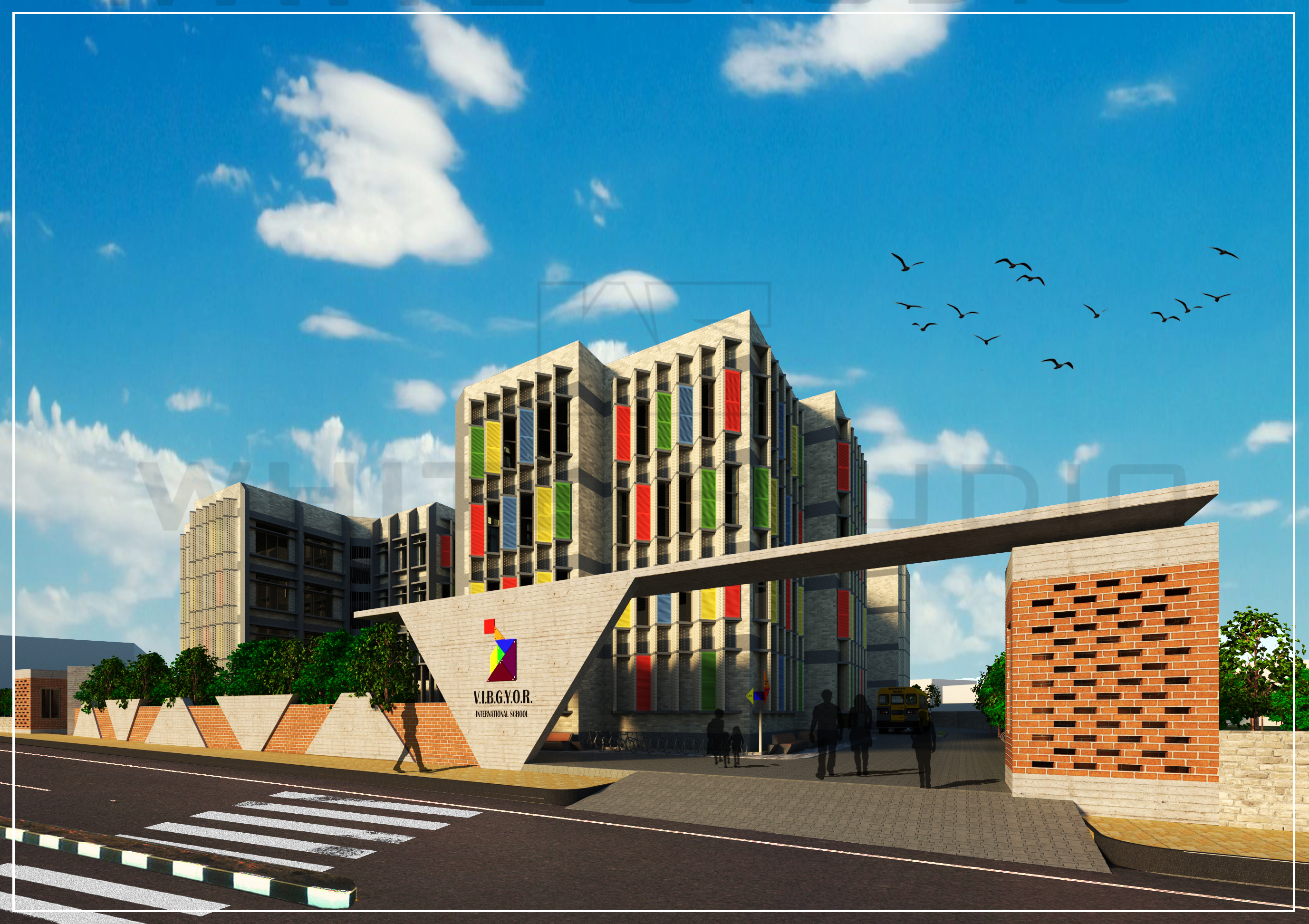 Proposed K12 International school at Bhopal by white studio Architizer