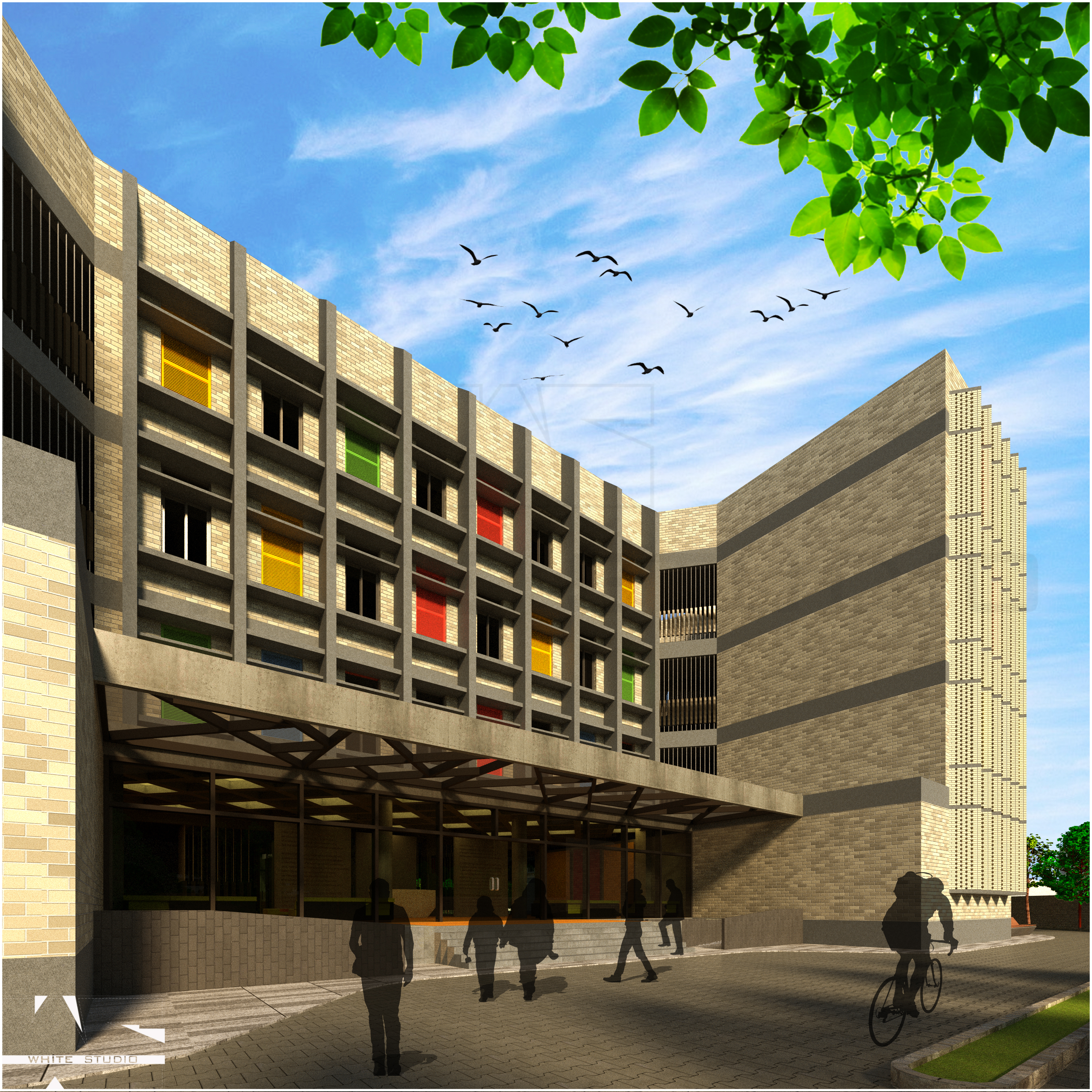 Proposed K12 International school at Bhopal by white studio Architizer