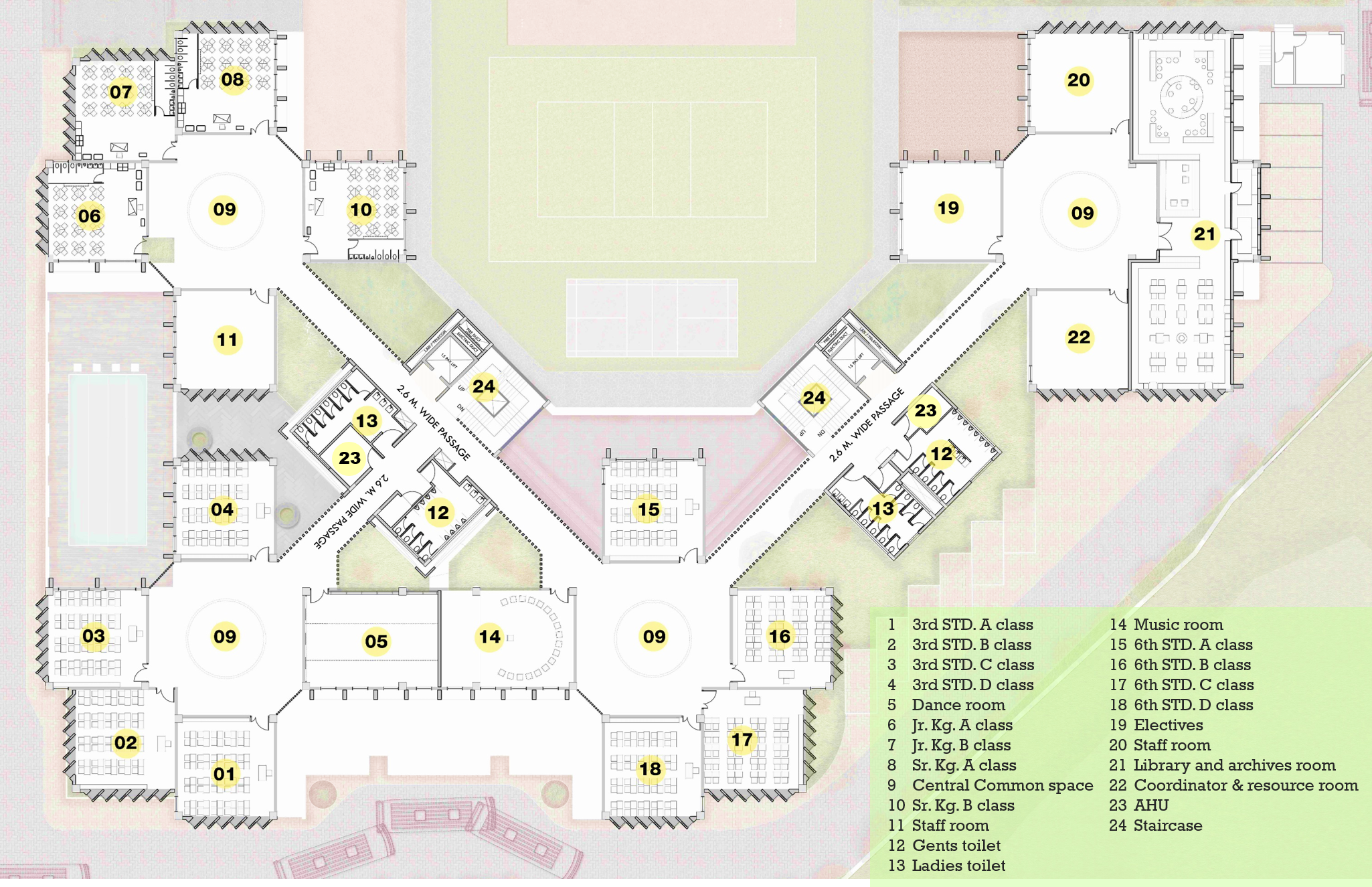 Proposed K12 International school at Bhopal by white studio Architizer