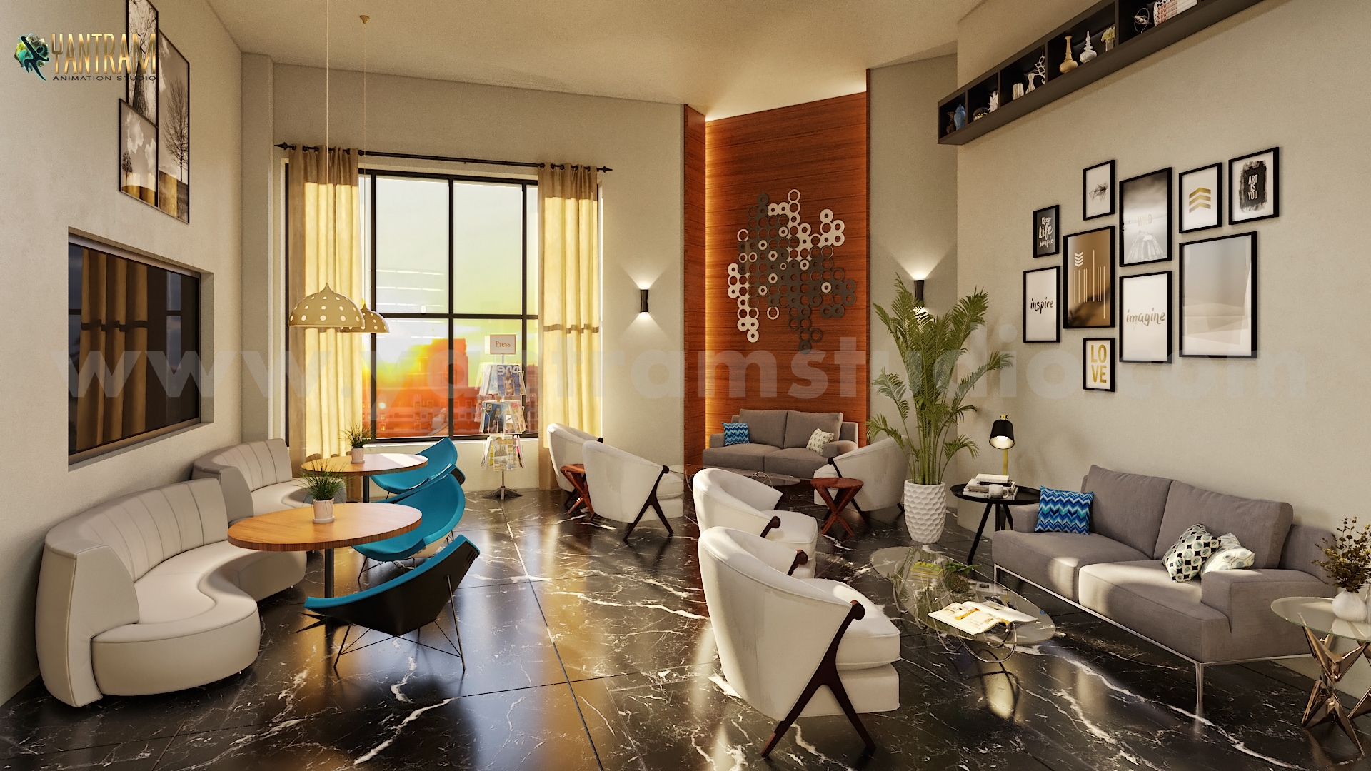 Restaurant Lounge Waiting Area Concept Of 3d Interior Design Vancouver Canada By Architectural Exterior Visualization Design Company Architizer Toyota alphard modification royal business lounge. architizer